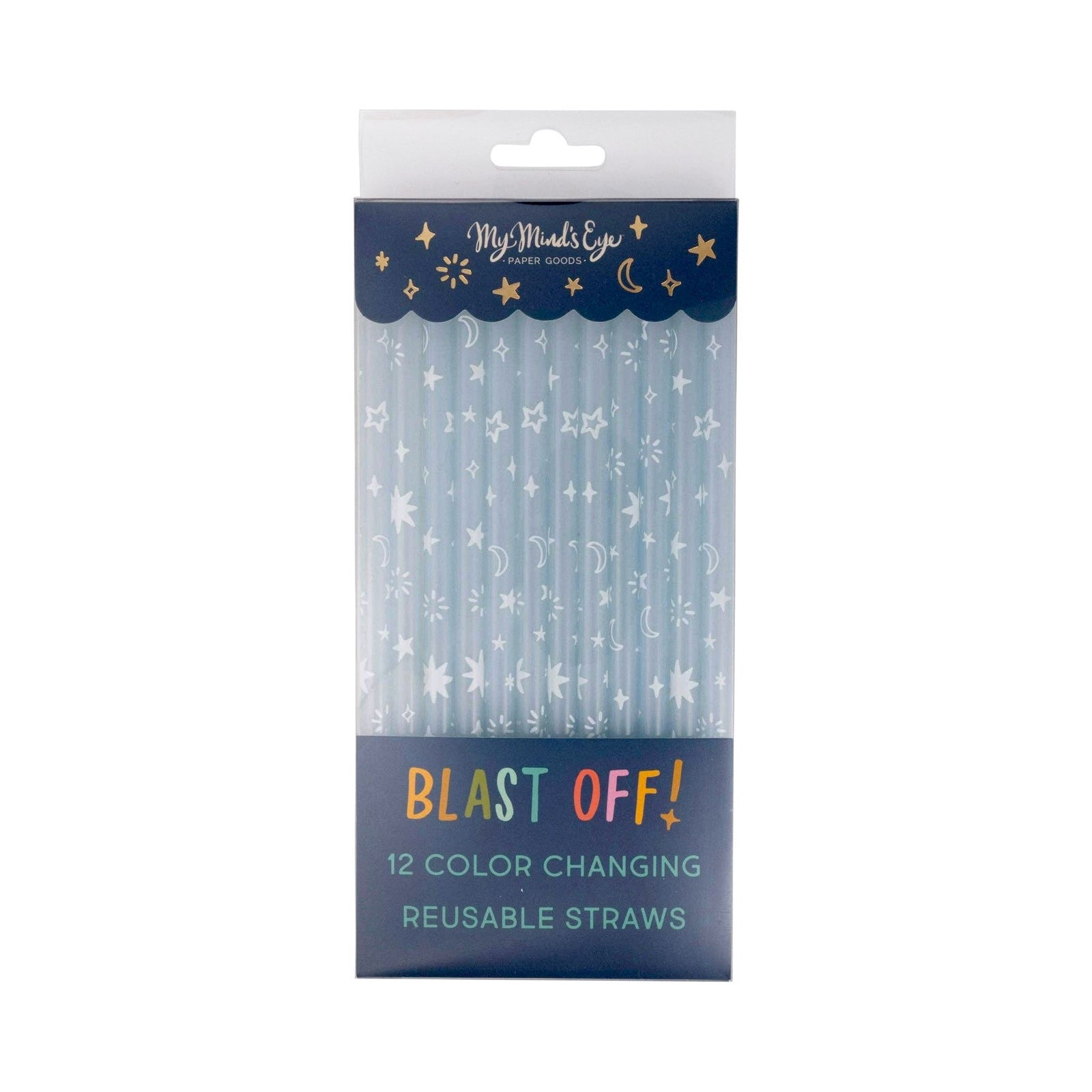 Outer Space Color Changing Reusable Straws - bubblegum market