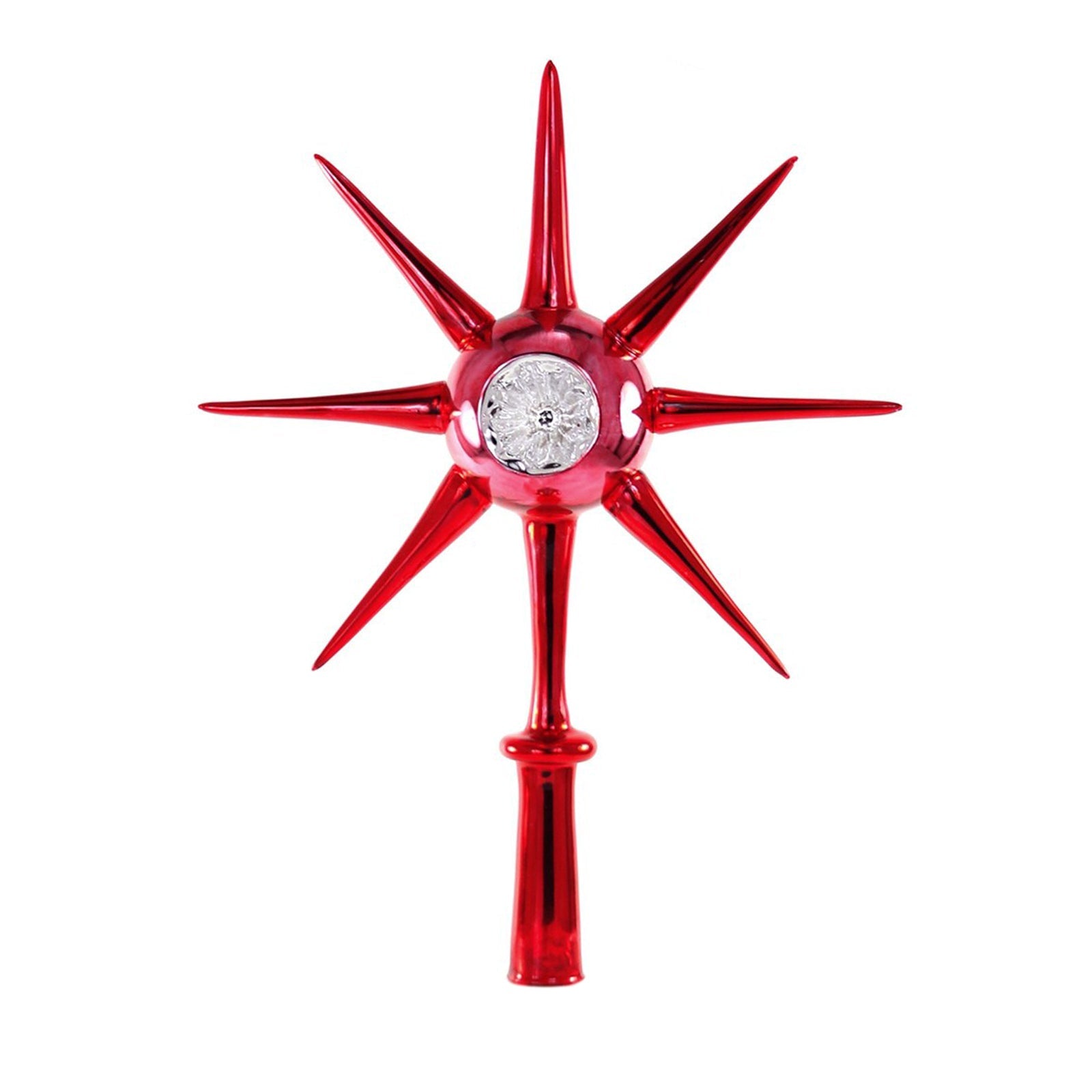 Oxblood Star of Whimsy Tree Topper 13" - bubblegum market