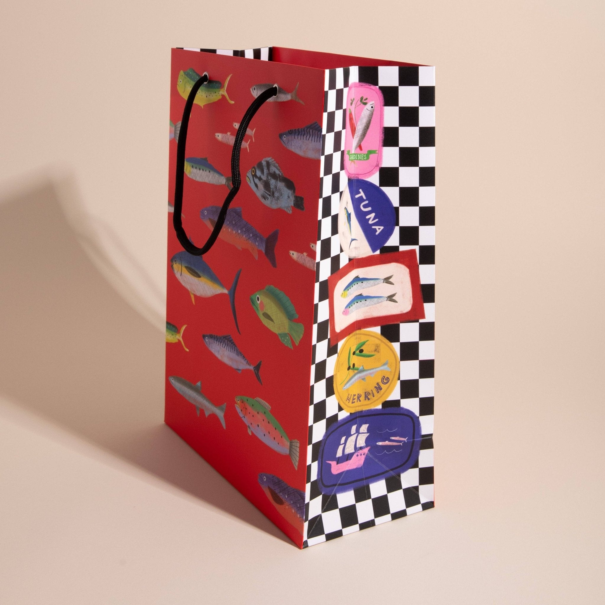 PACK OF FISH Large Gift Bag - bubblegum market