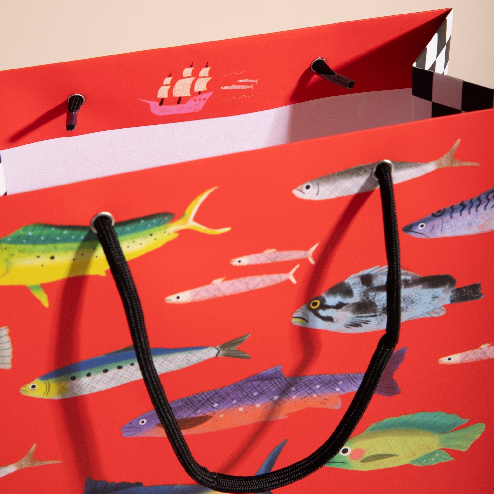 PACK OF FISH Large Gift Bag - bubblegum market