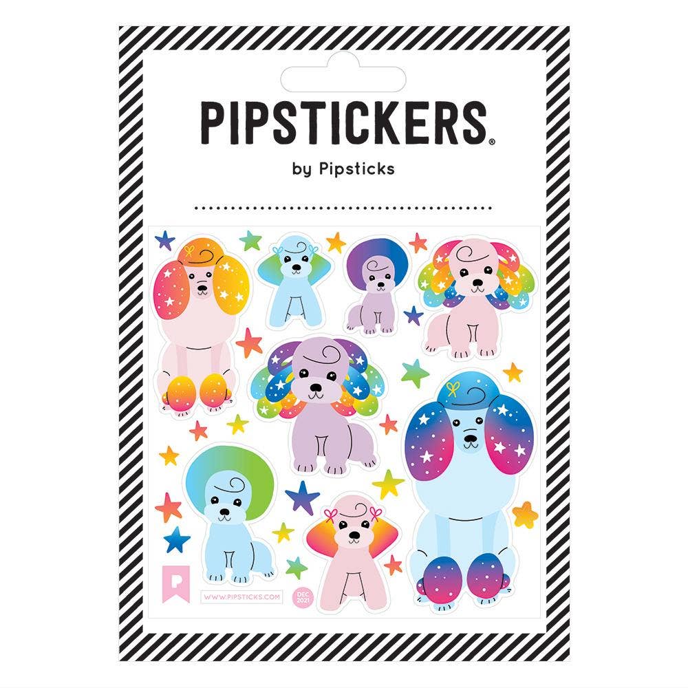 Pampered Poodles Stickers - bubblegum market