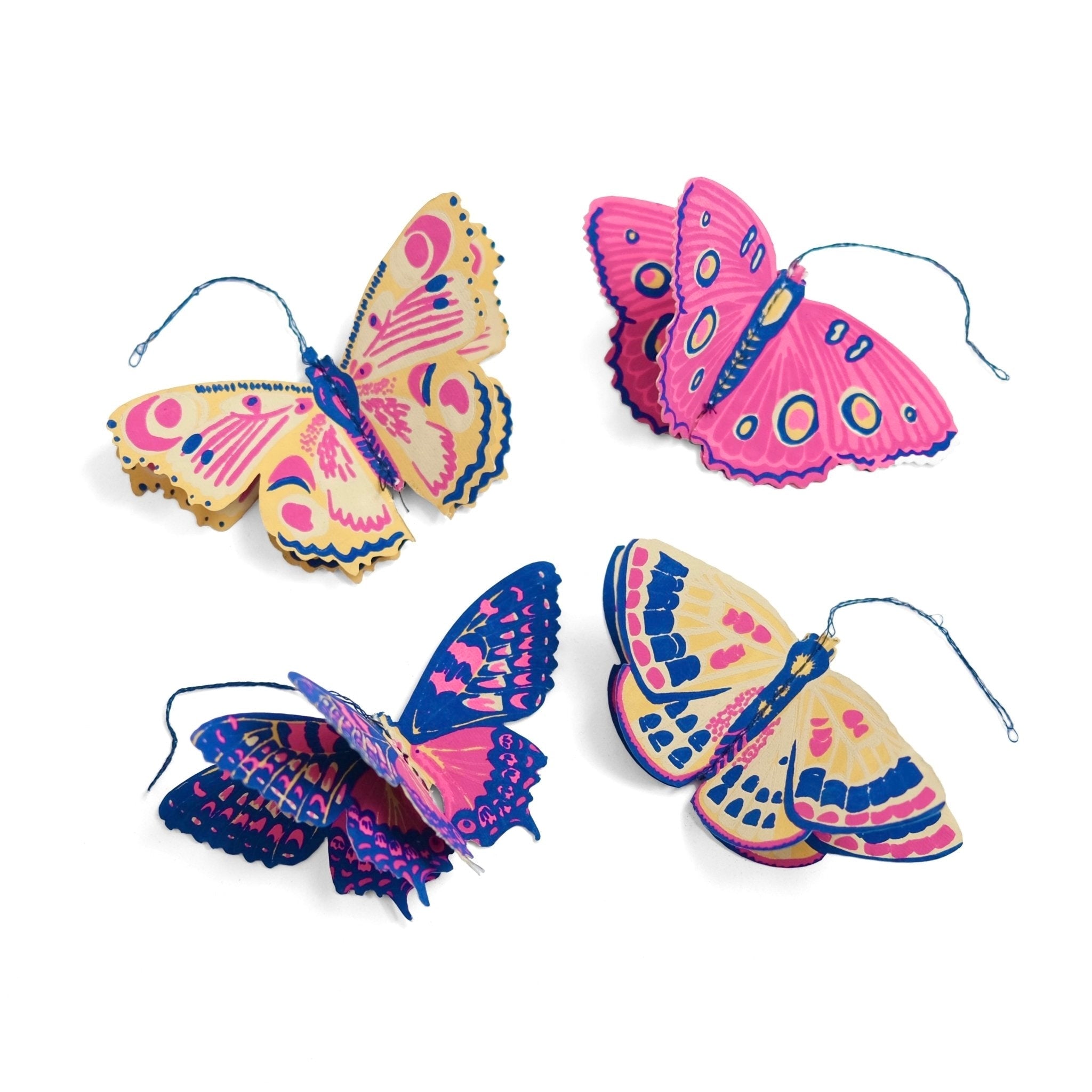 Paper Butterfly Ornaments - bubblegum market