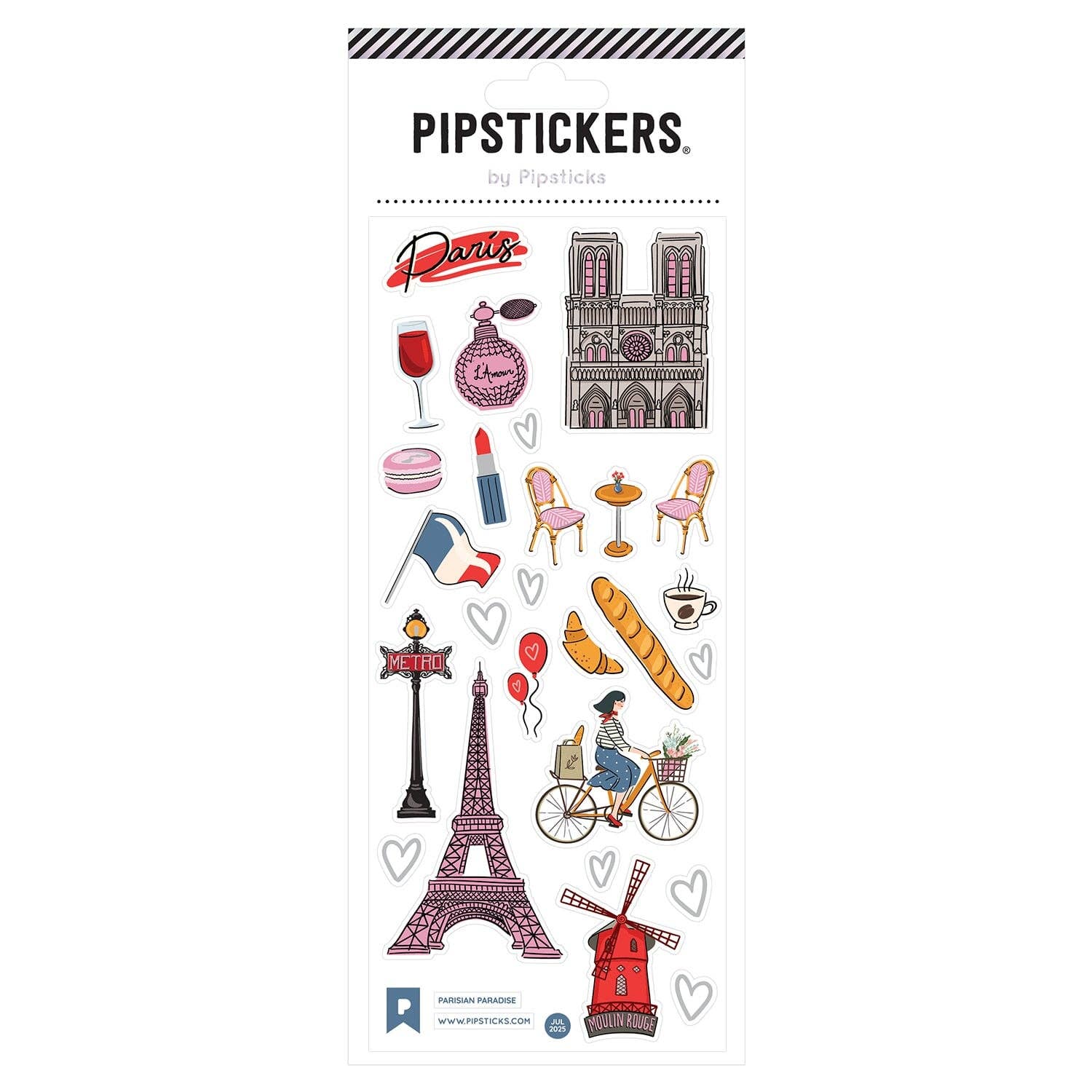 Parisian Paradise Stickers - bubblegum market