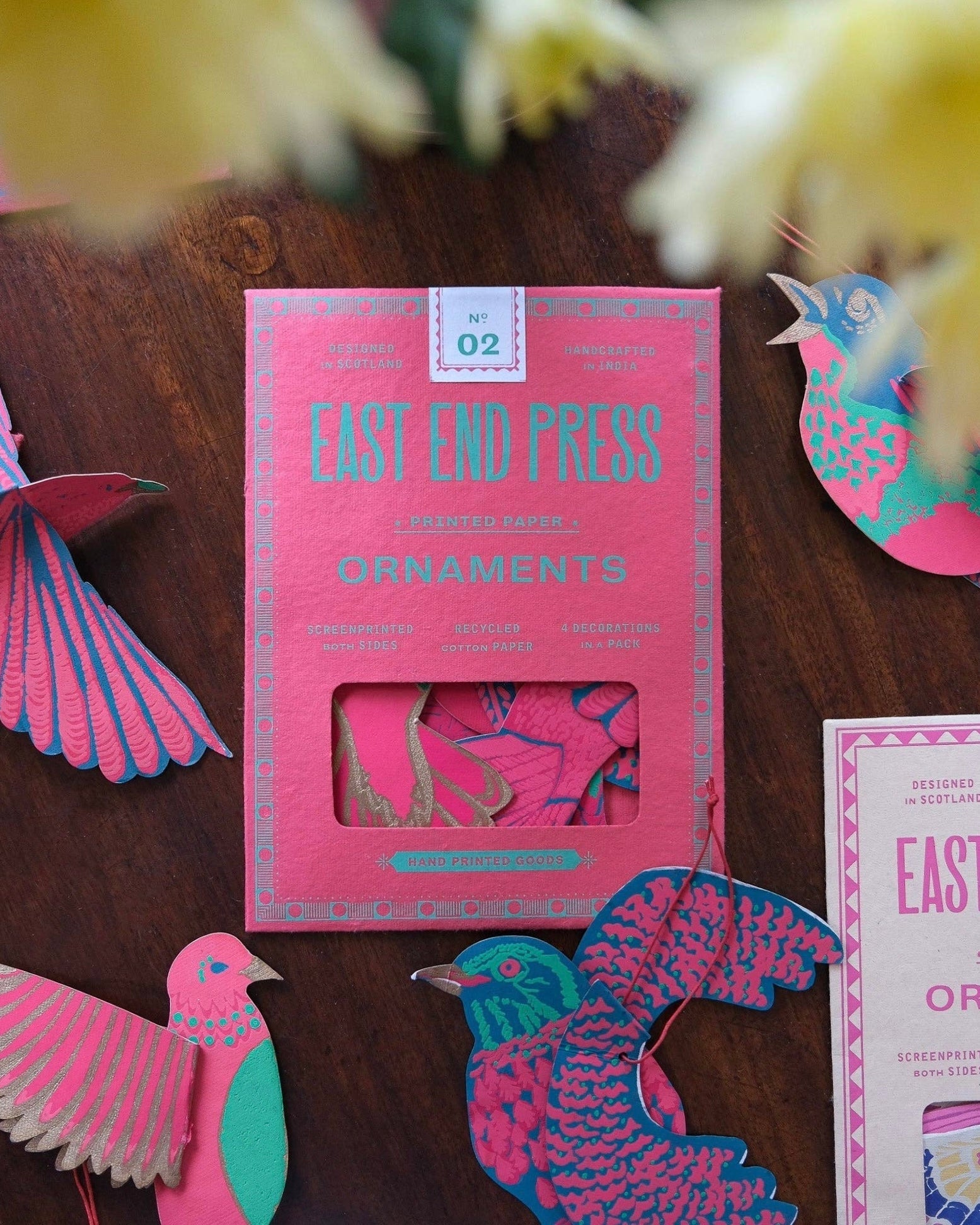 Party Birds Paper Ornaments - bubblegum market