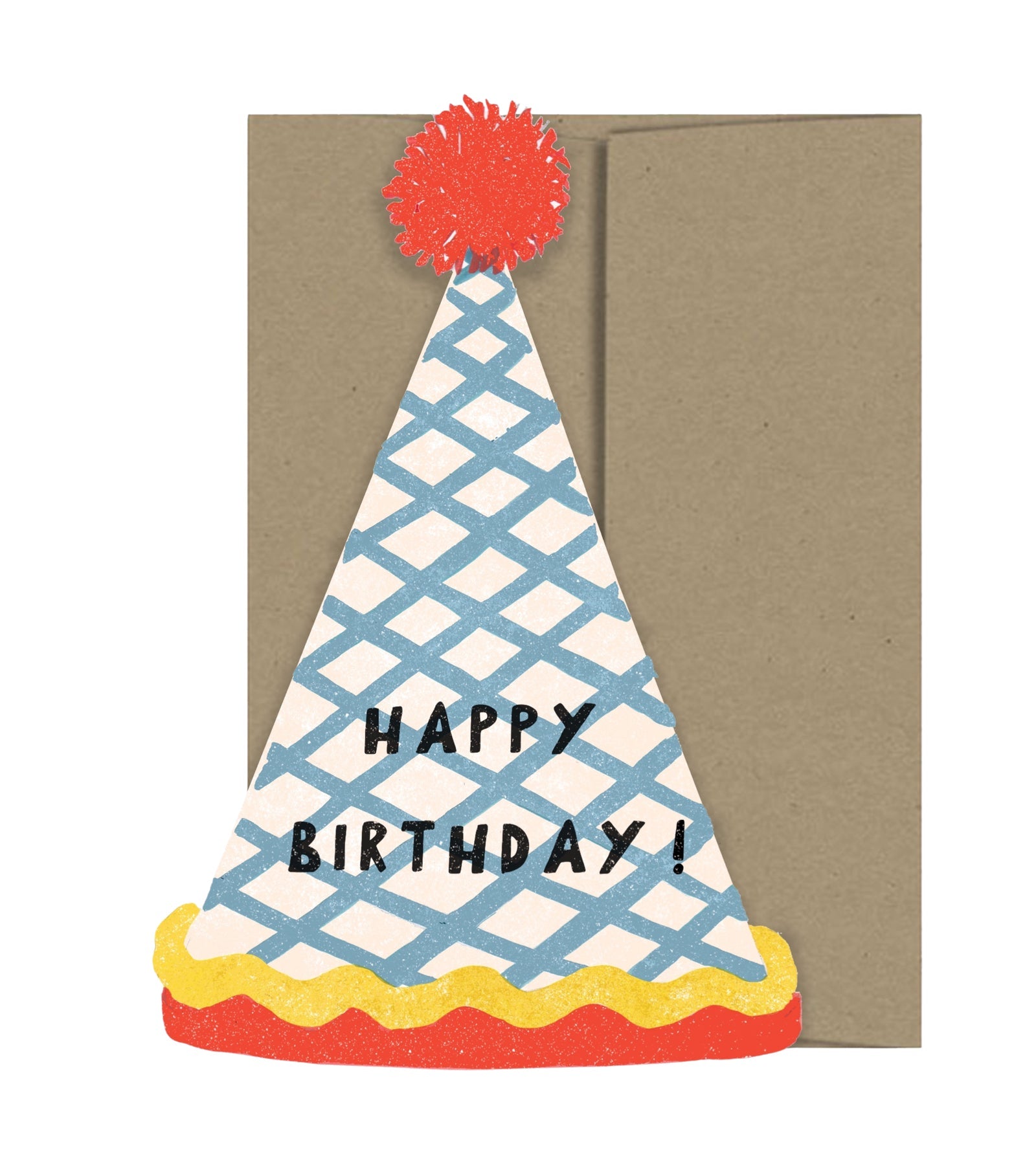 Party Hat Birthday Greeting Card - bubblegum market