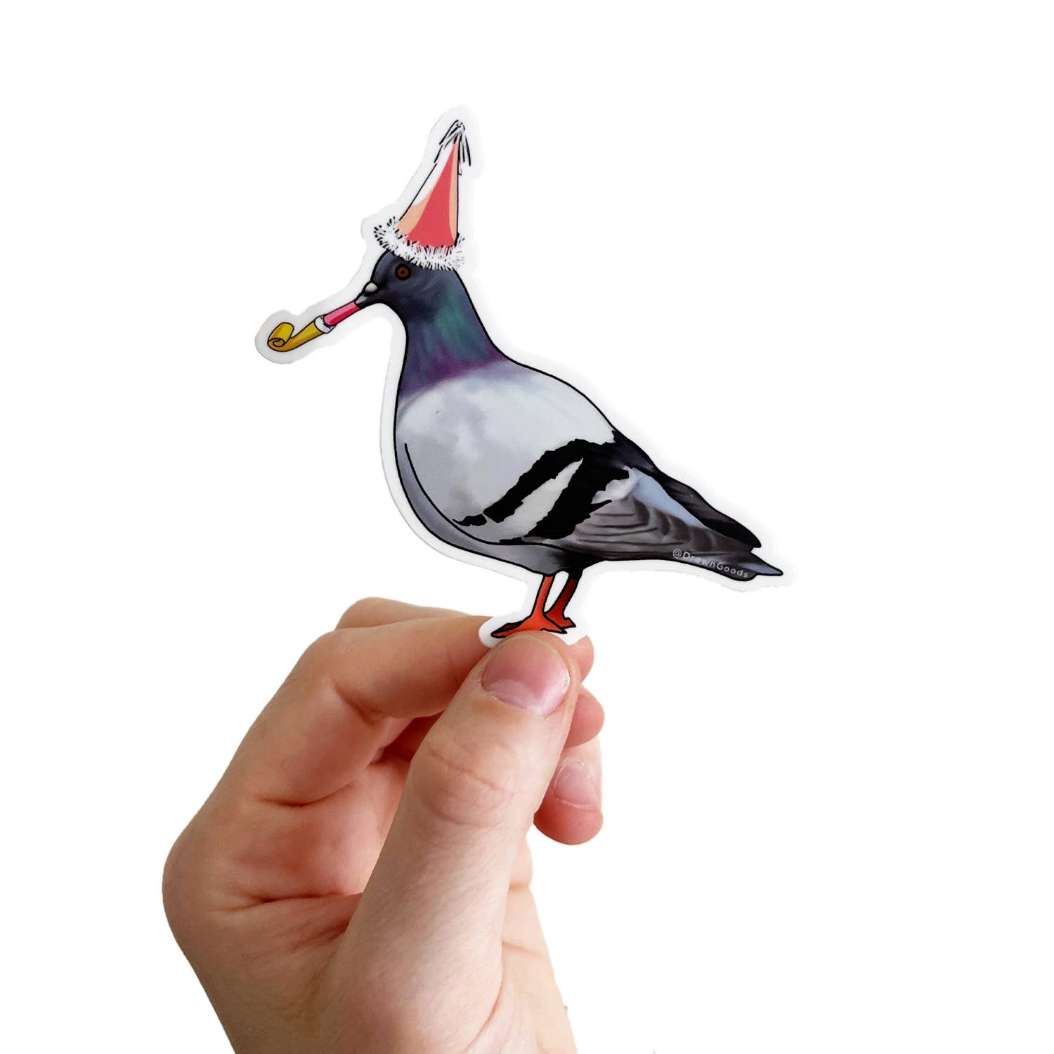 Party Pigeon Vinyl Sticker - bubblegum market