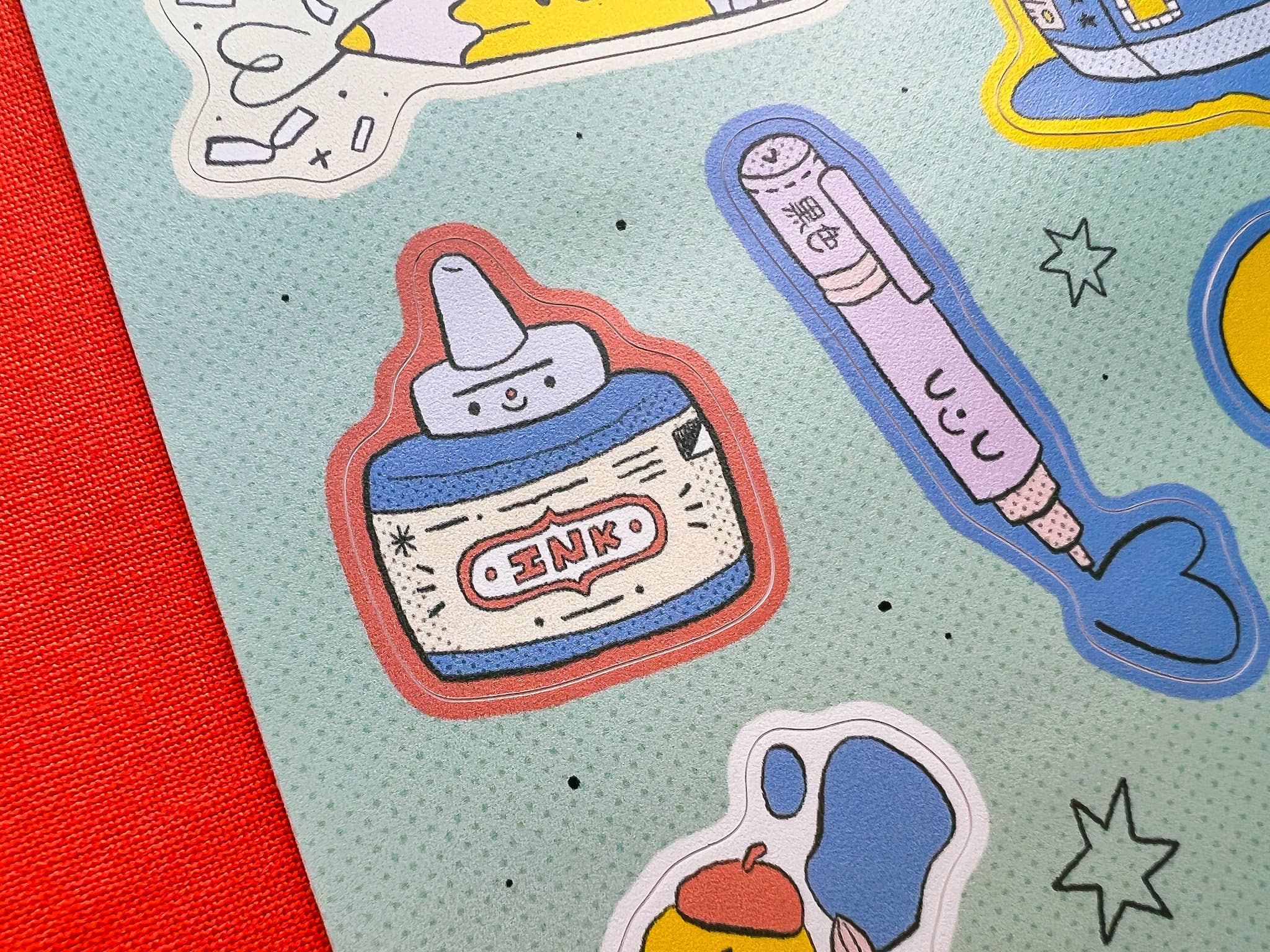 Pastel Artsy Friends Stickers - bubblegum market