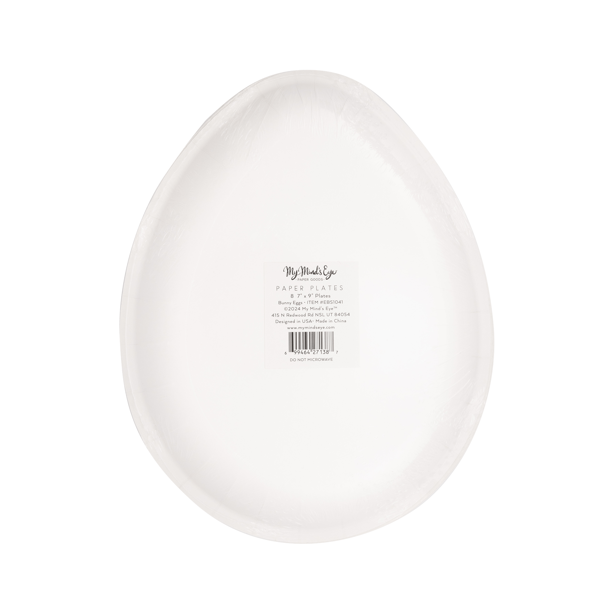 Pastel Easter Egg Plates 9" - bubblegum market