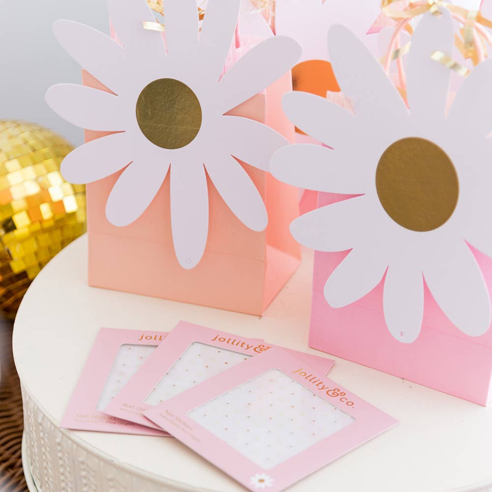 Peace & Love Daisy Thingamajigs Party Decorations / Banner - bubblegum market