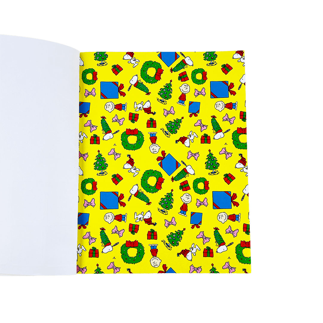 Peanuts Holiday Wrapping Paper Book - bubblegum market