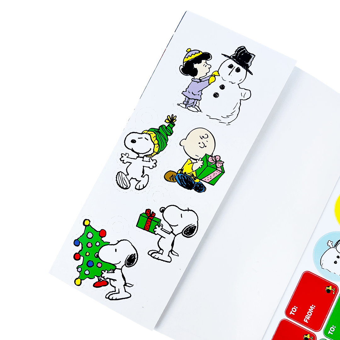Peanuts Holiday Wrapping Paper Book - bubblegum market