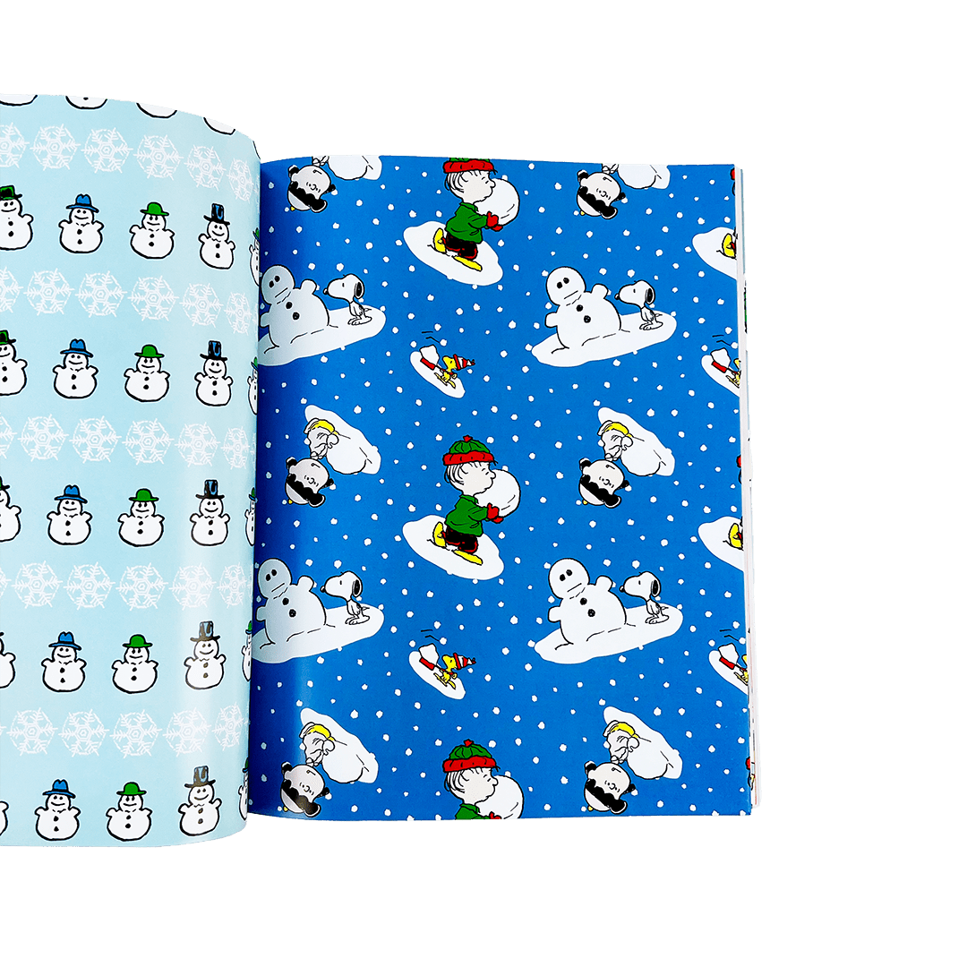 Peanuts Holiday Wrapping Paper Book - bubblegum market