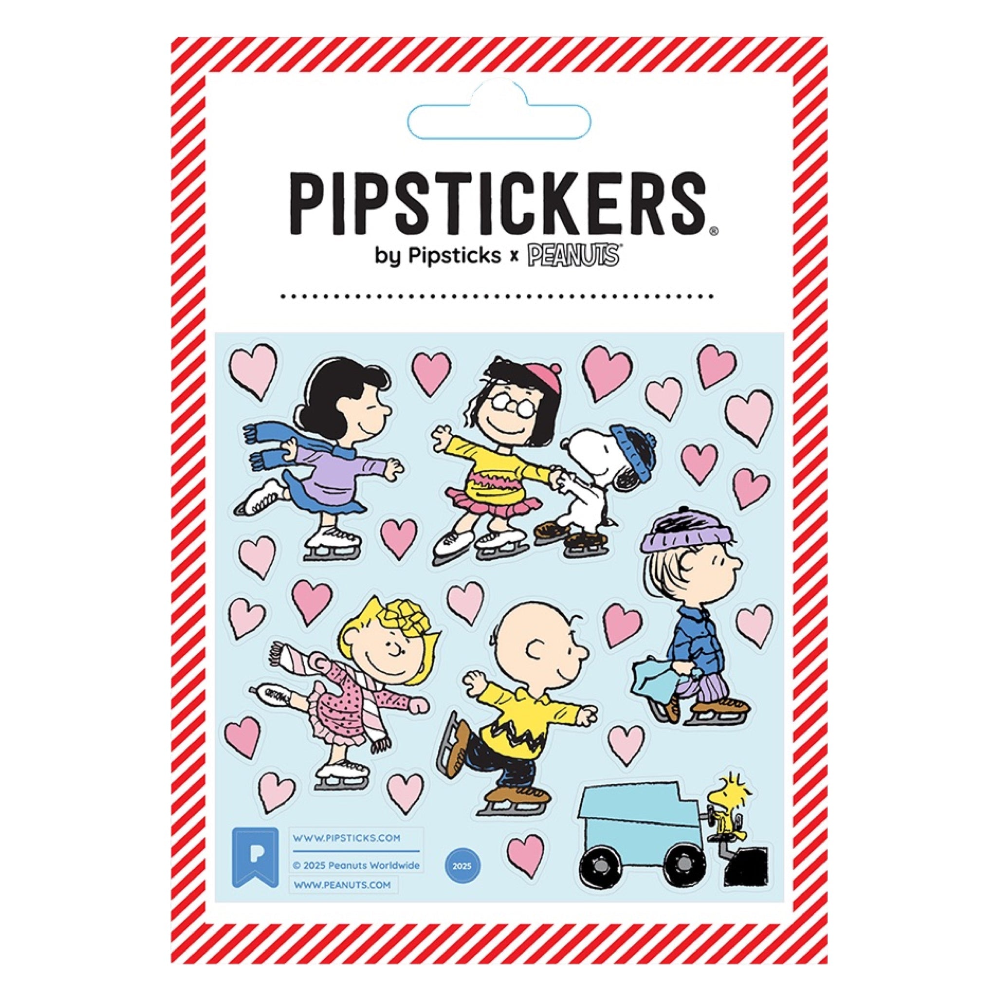 Peanuts On Ice Stickers - bubblegum market