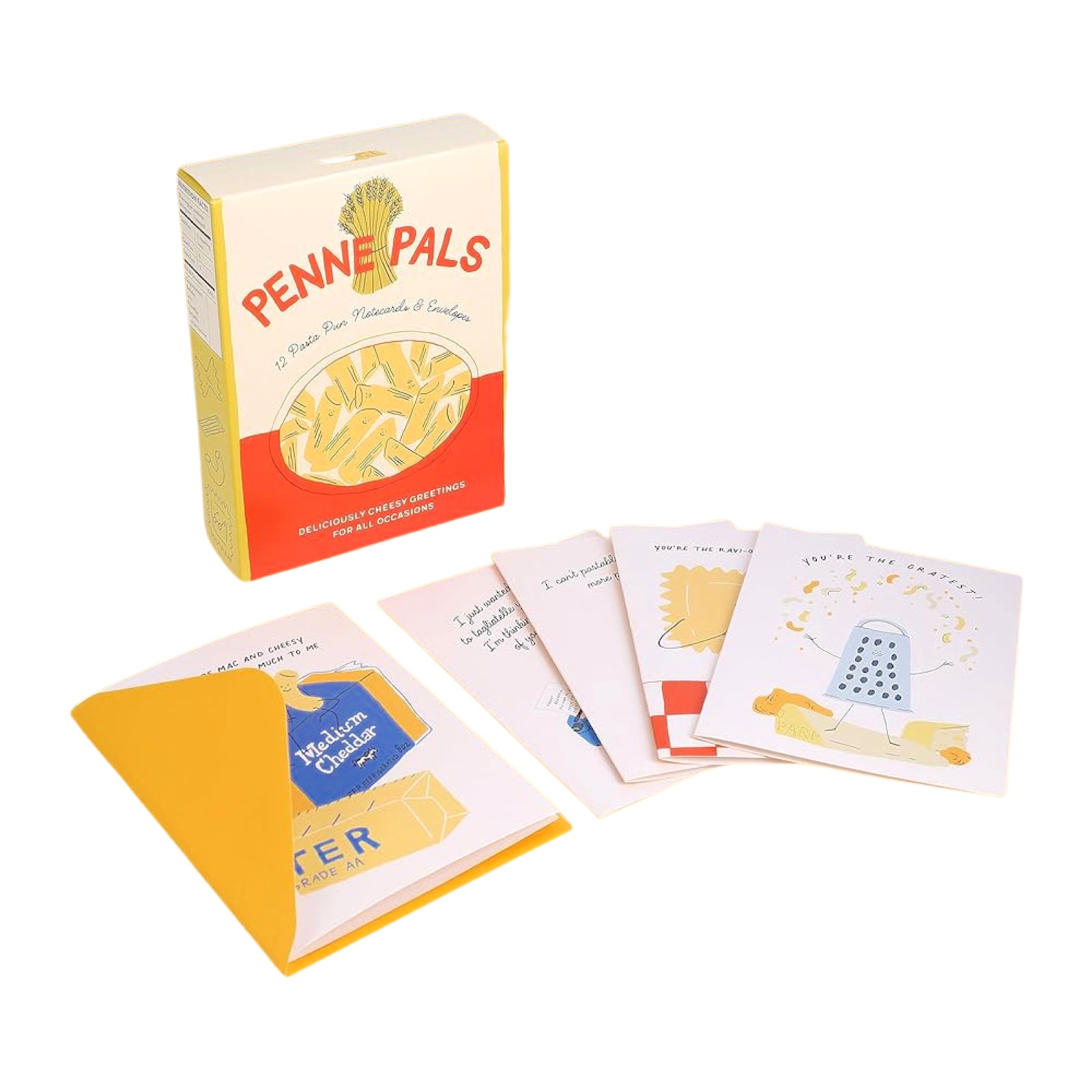 Penne Pals Notecard Set - bubblegum market