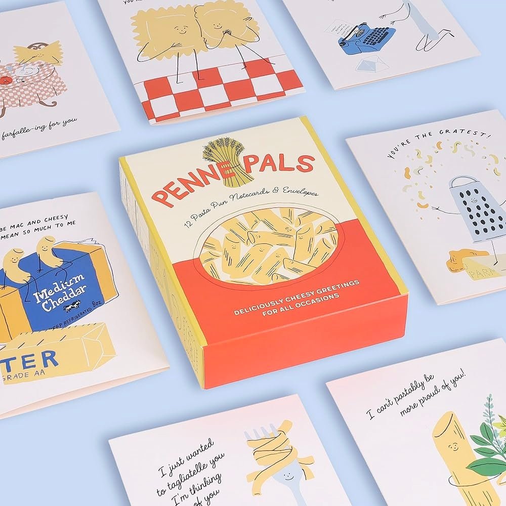 Penne Pals Notecard Set - bubblegum market