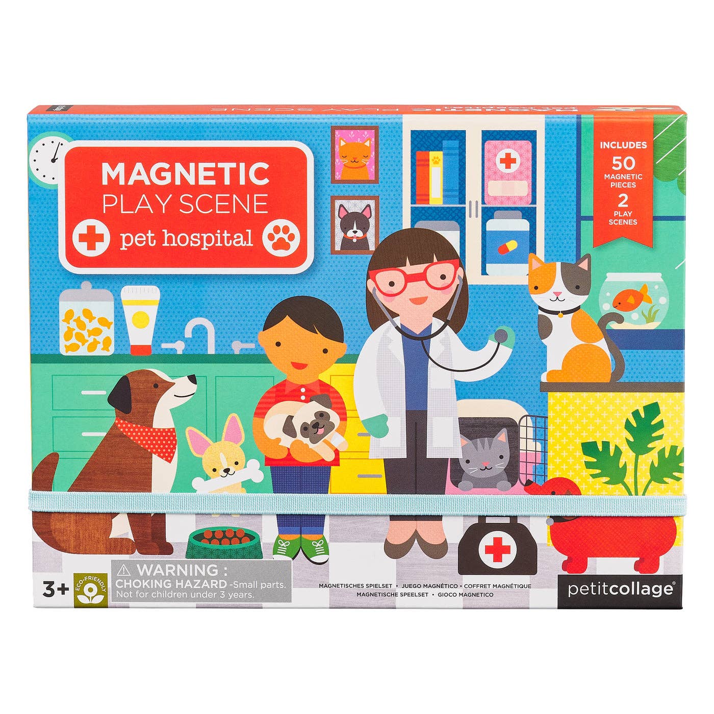 Pet Hospital Magnetic Play Scene - bubblegum market