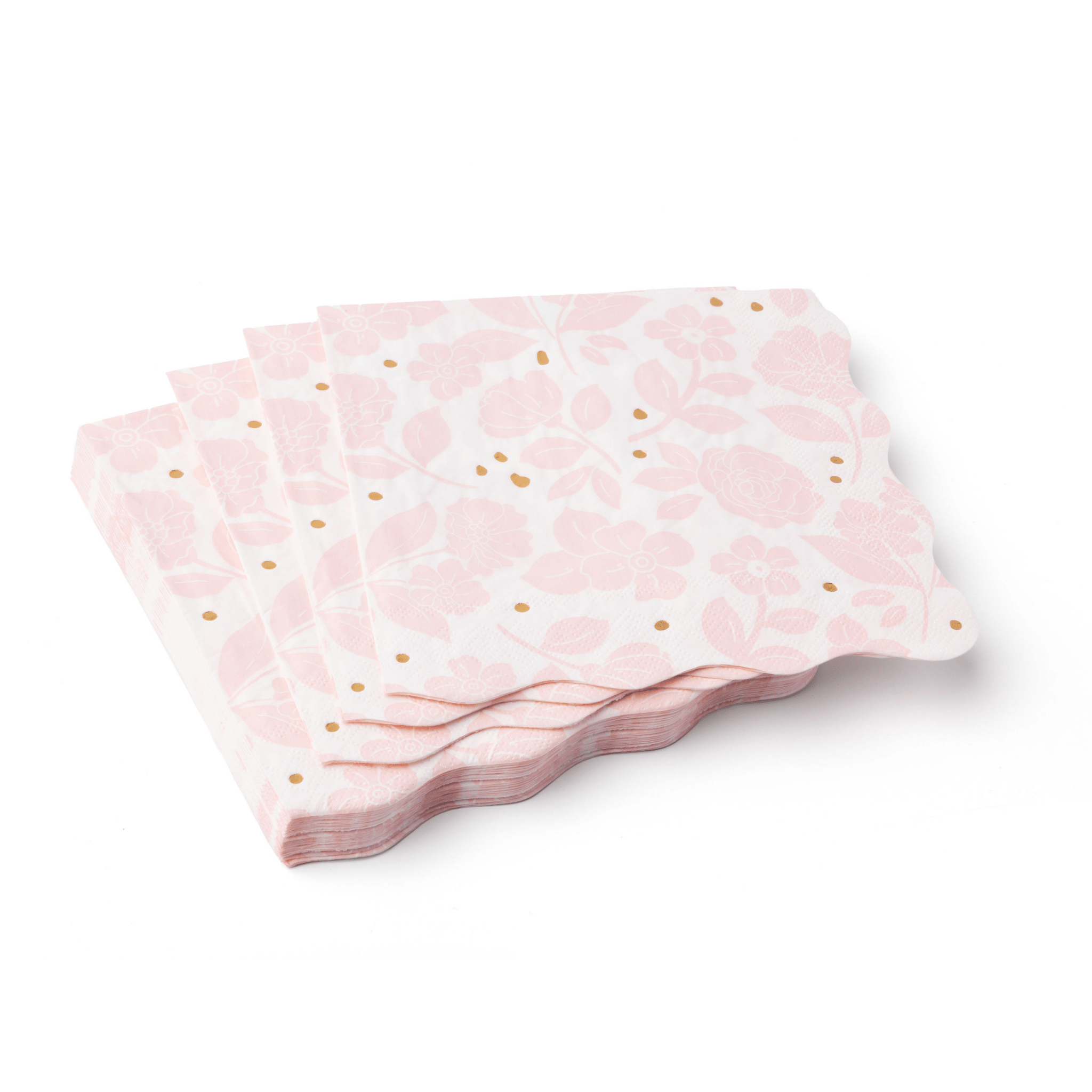 Petal Pink Elegant Floral Dinner Napkins - bubblegum market