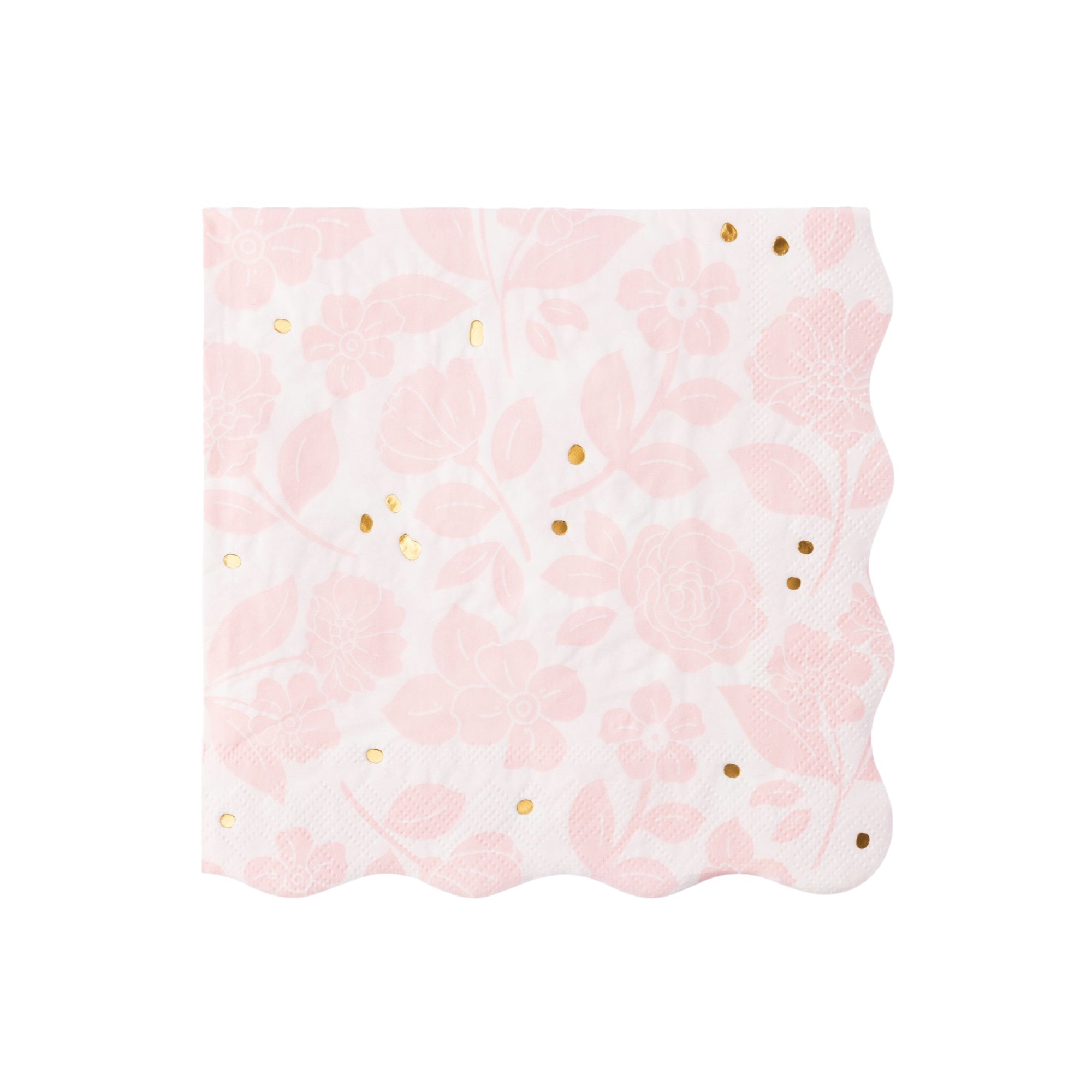Petal Pink Elegant Floral Dinner Napkins - bubblegum market