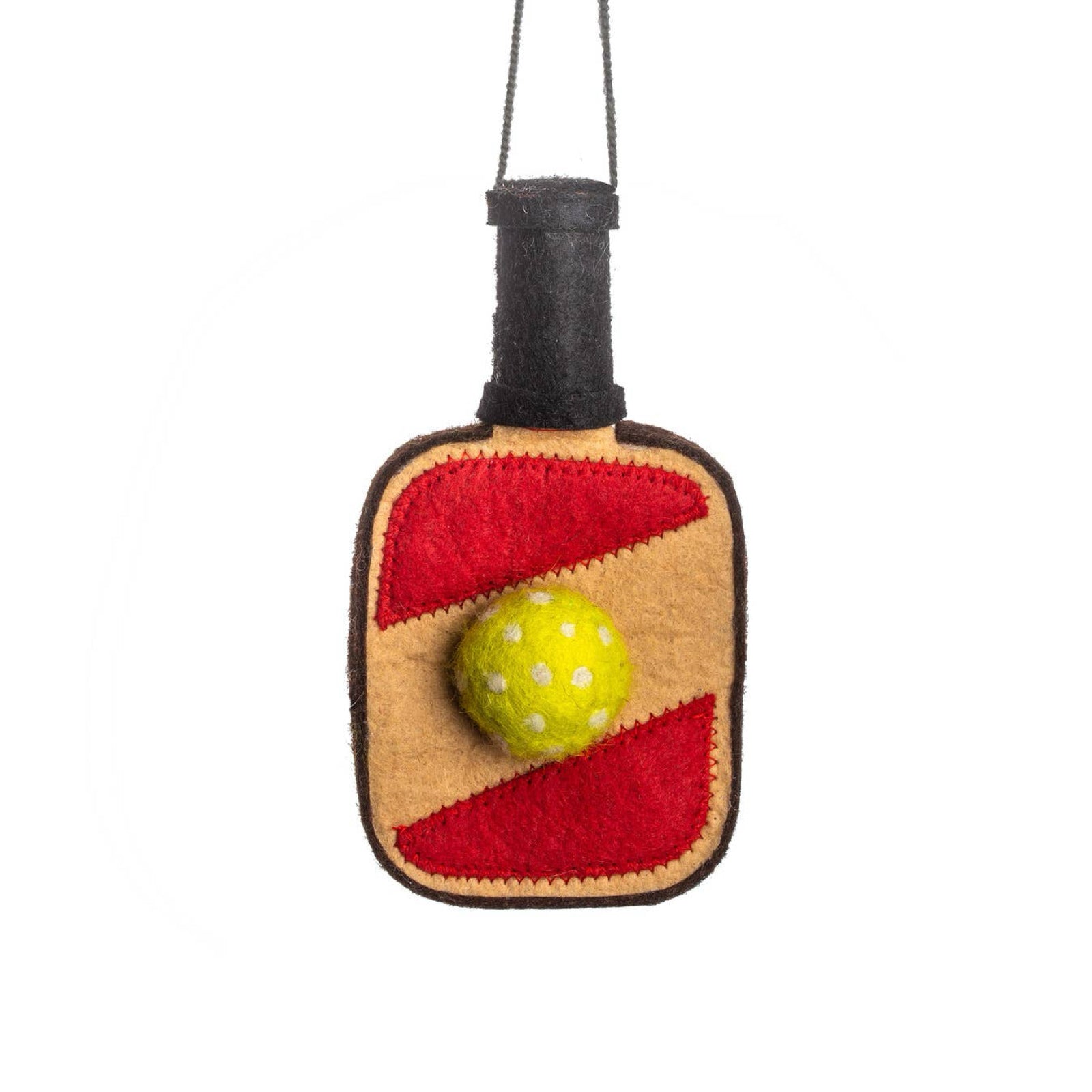 Pickleball Felt Ornament - bubblegum market