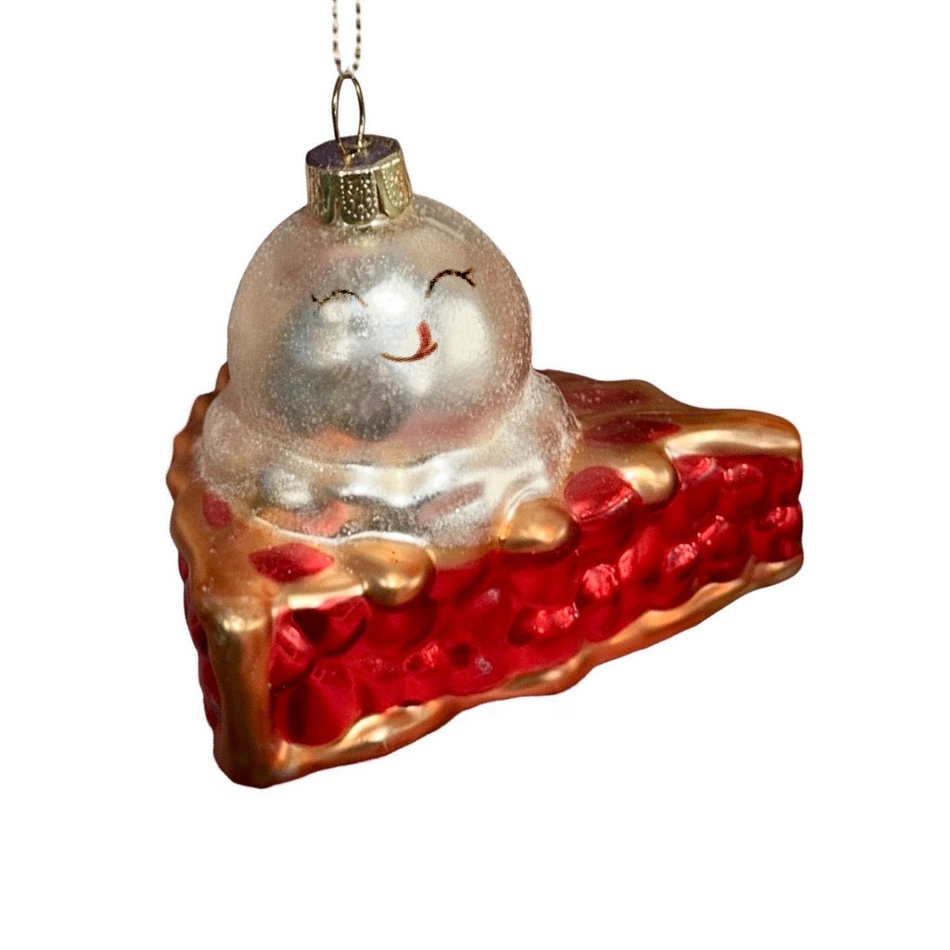 Pie A'la Mode Ornament 3.25" - bubblegum market