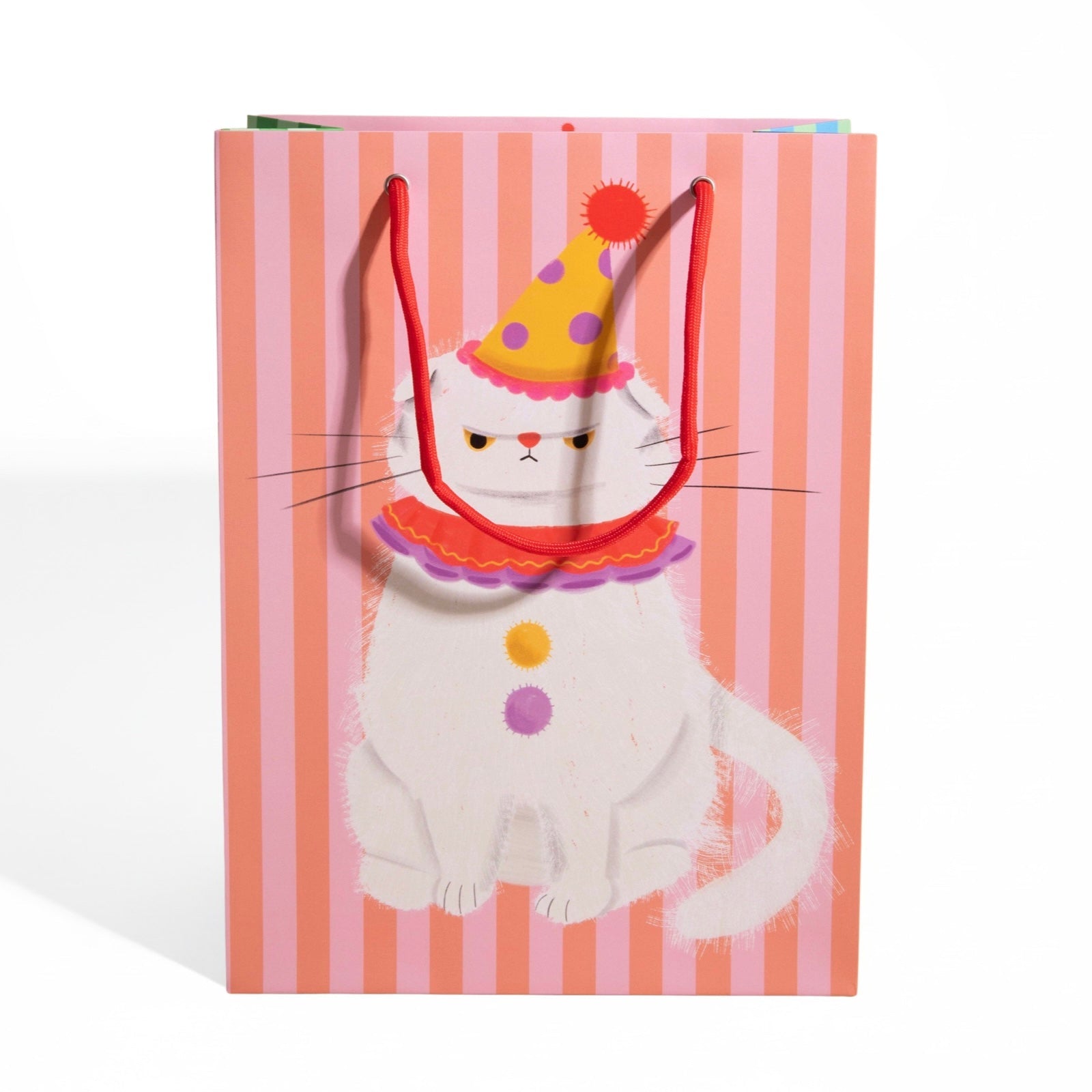 PIERROT THE CAT Large Gift Bag - bubblegum market