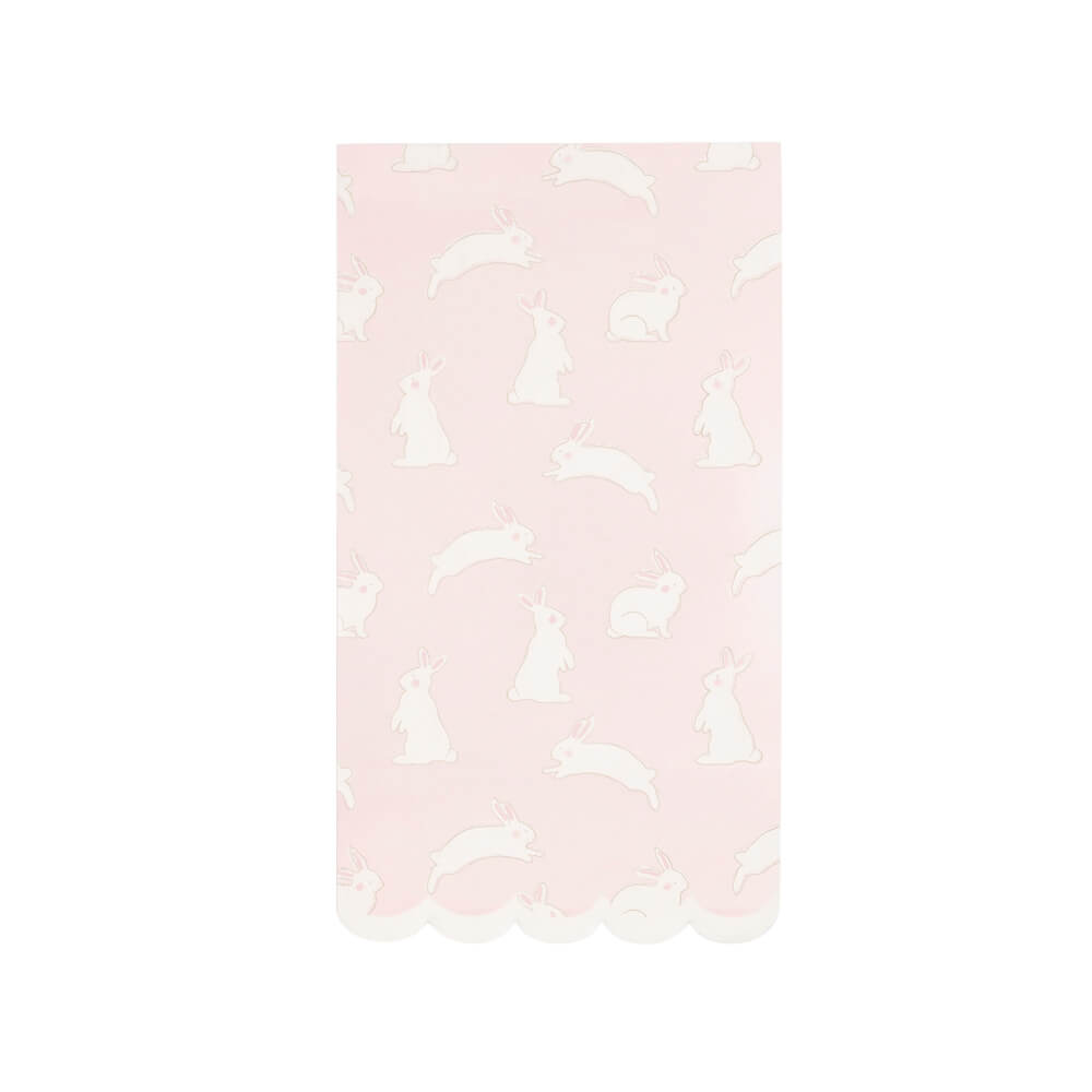 pink-bunny-pattern-guest-napkins-easter