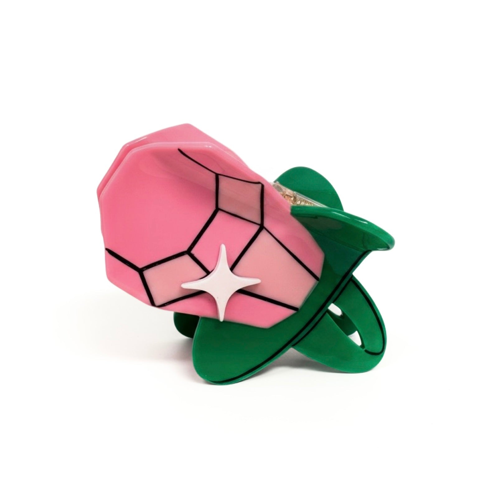 Pink Candy Ring Hair Claw - bubblegum market