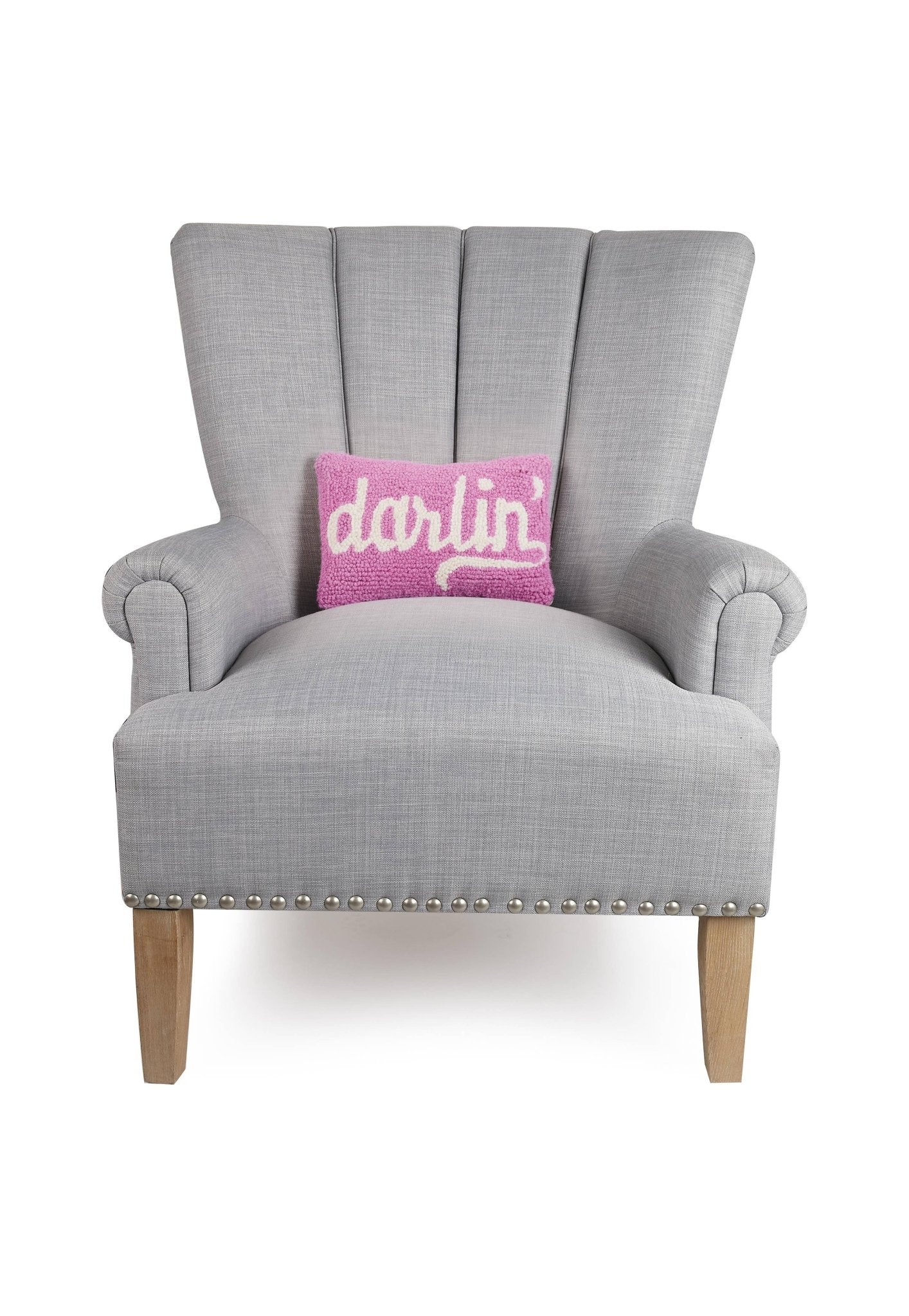 Pink Darlin Hook Pillow - bubblegum market