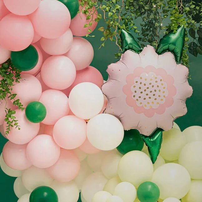 Pink Flower Foil Balloon 24" - bubblegum market