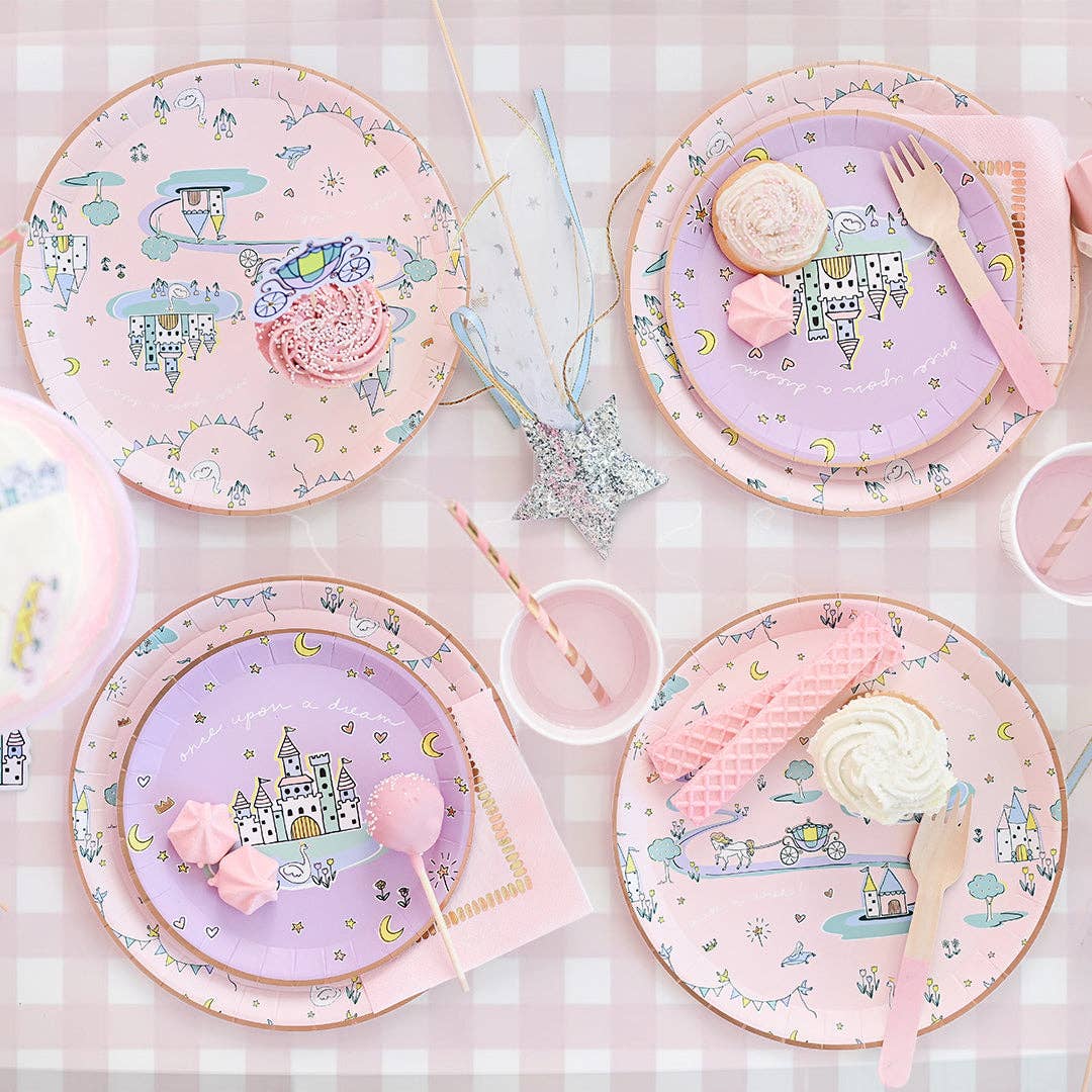 Pink Gingham Paper Tablecloth - bubblegum market