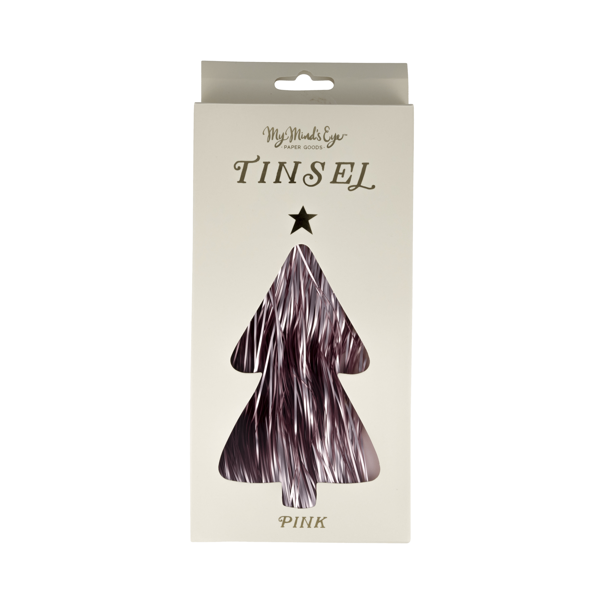 Pink Holiday Tinsel - bubblegum market