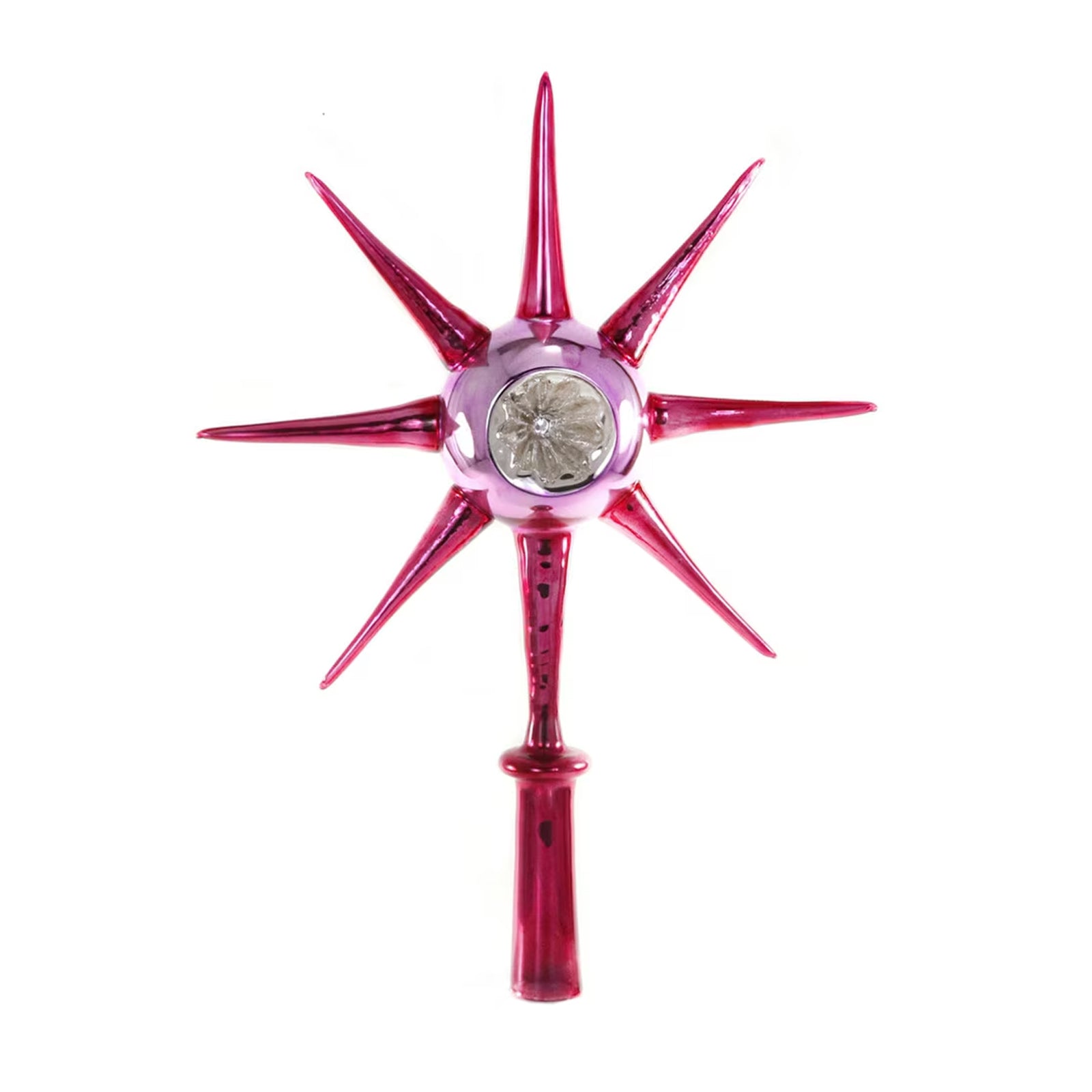 Pink & Red Star of Whimsy Tree Topper 13" - bubblegum market