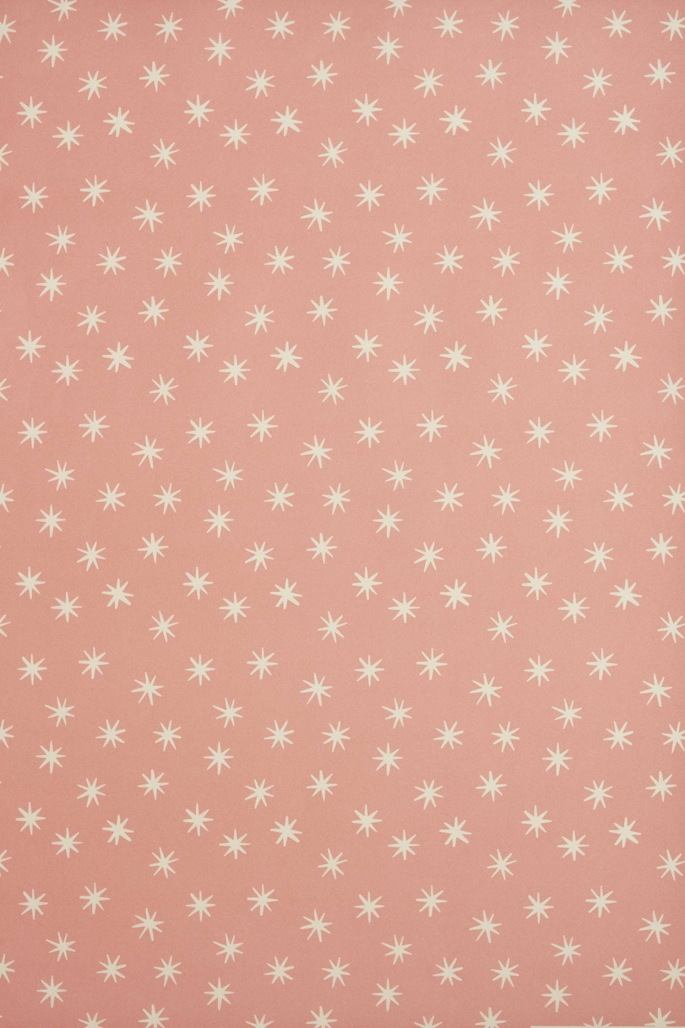 Pink Stars Gift Wrap Sheet - bubblegum market