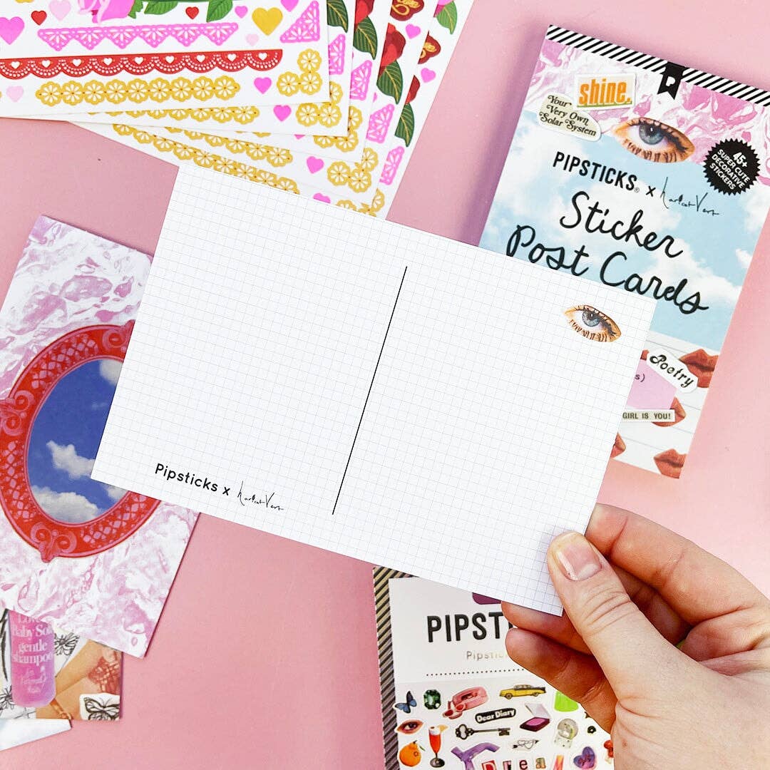 Pipsticks x Haricot Vert Daydreams Sticker Postcard Book - bubblegum market