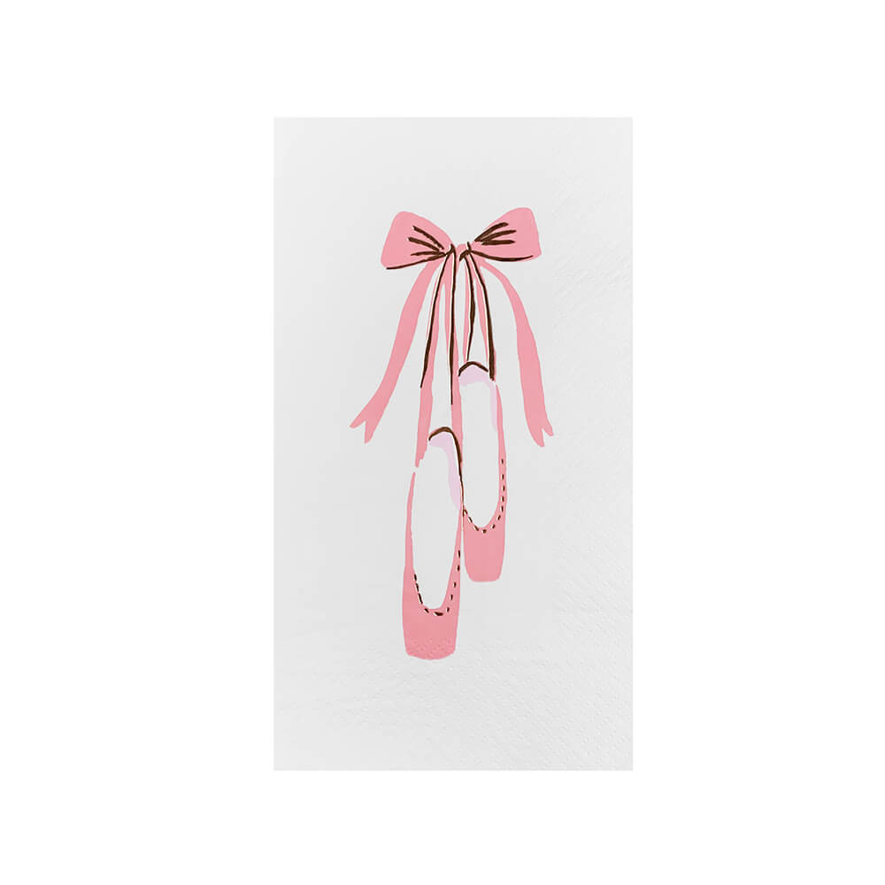 Pirouette Ballerina Guest Napkins - bubblegum market