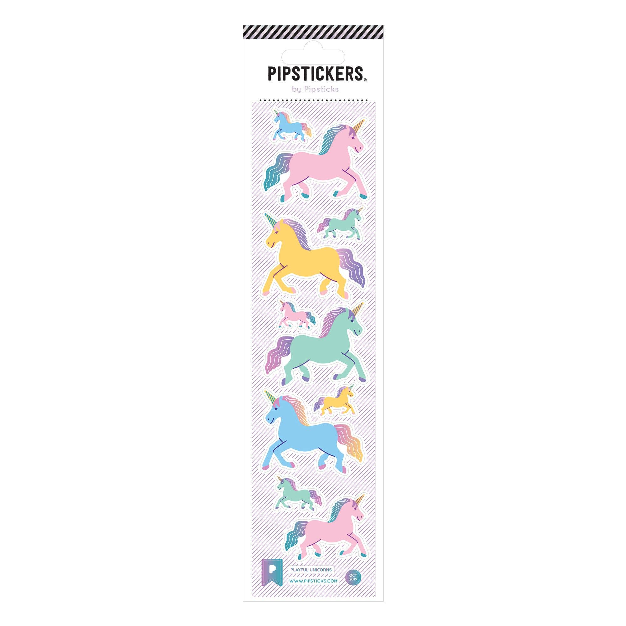 Playful Unicorns Stickers - bubblegum market