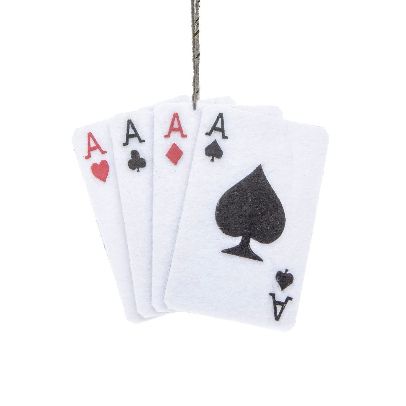 Playing Cards Felt Ornament - bubblegum market