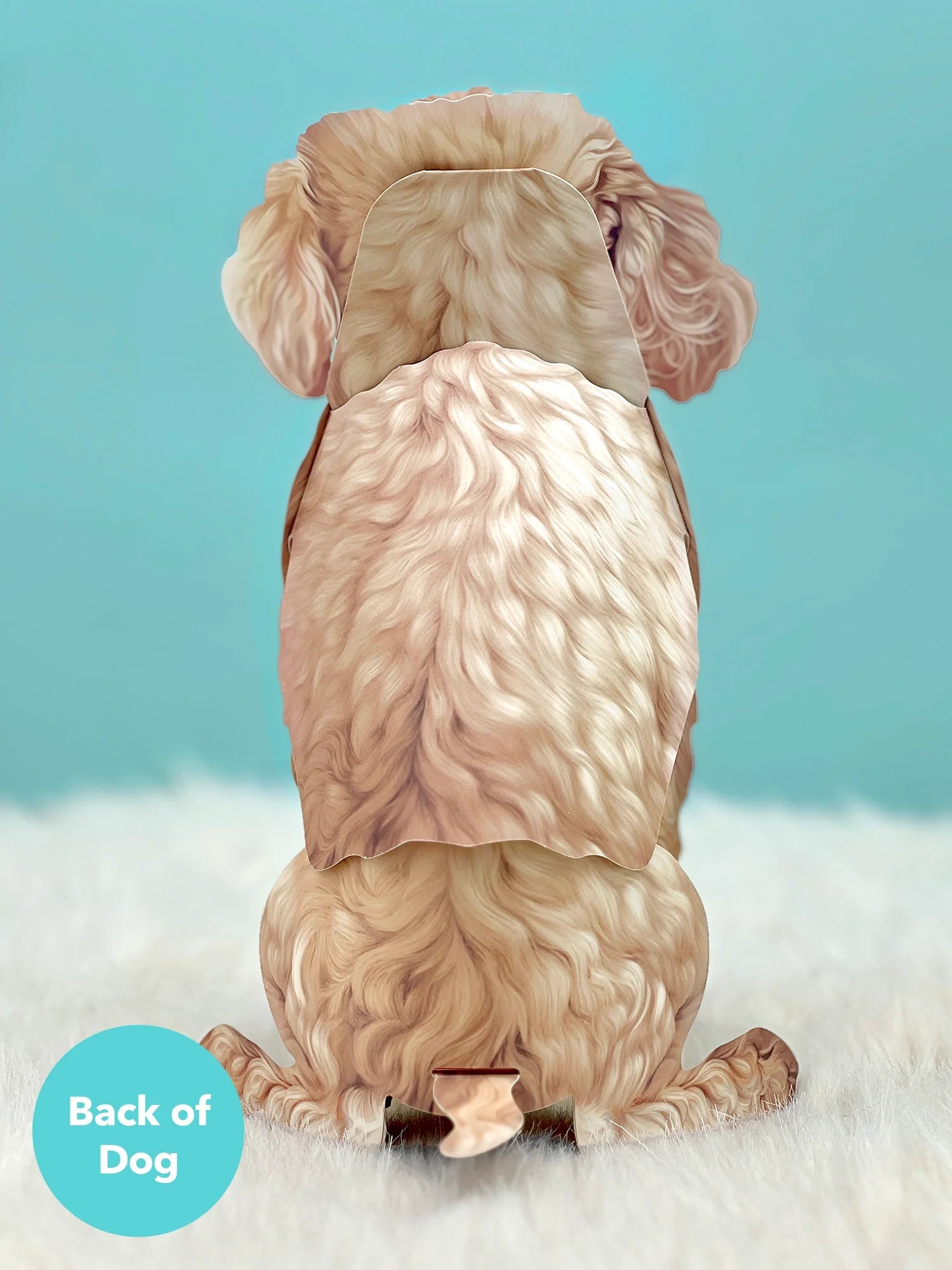 Poodle Pop - Up Pet Card - bubblegum market