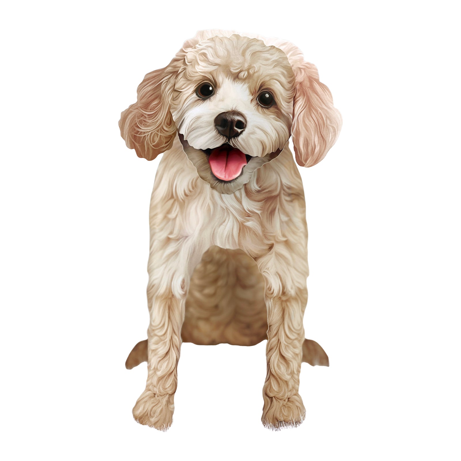 Poodle Pop - Up Pet Card - bubblegum market