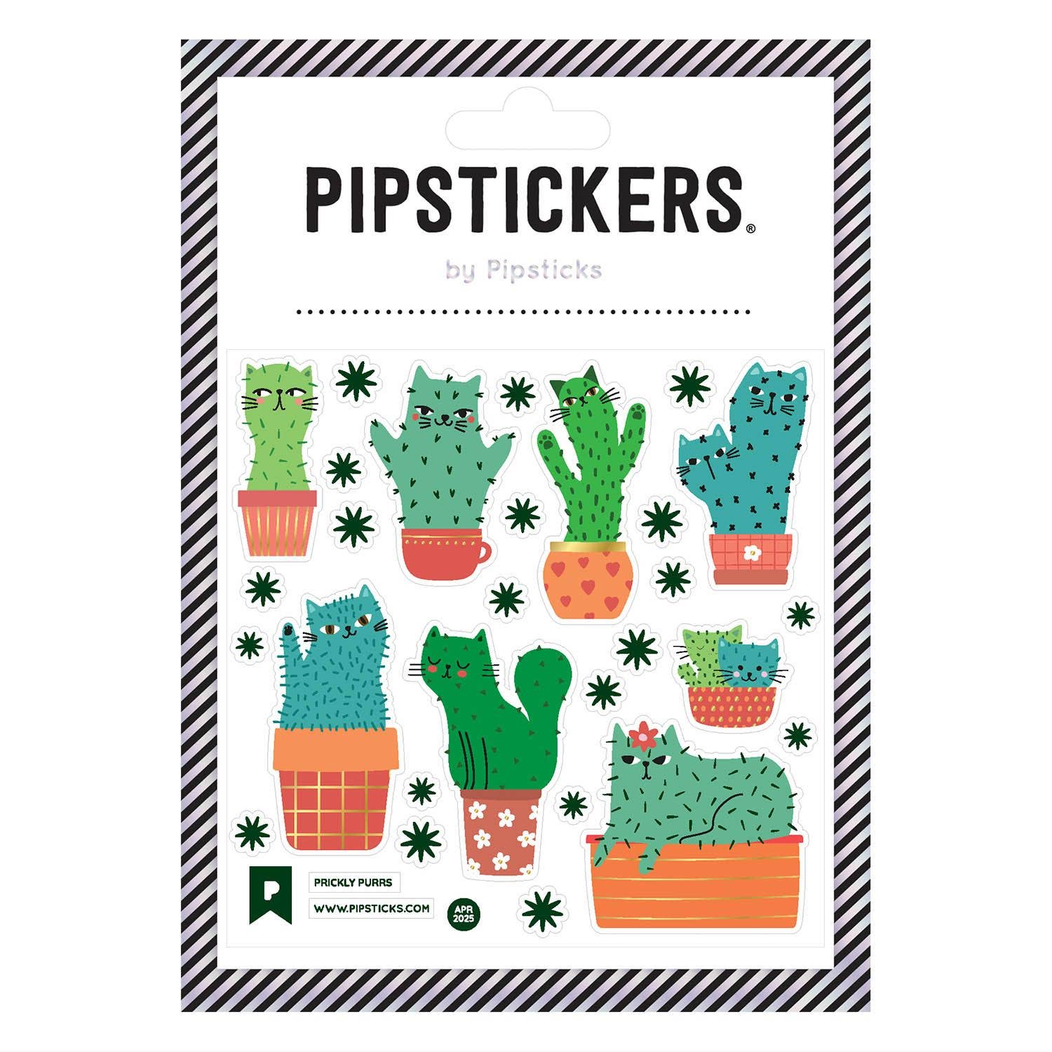 Prickly Purrs Stickers - bubblegum market