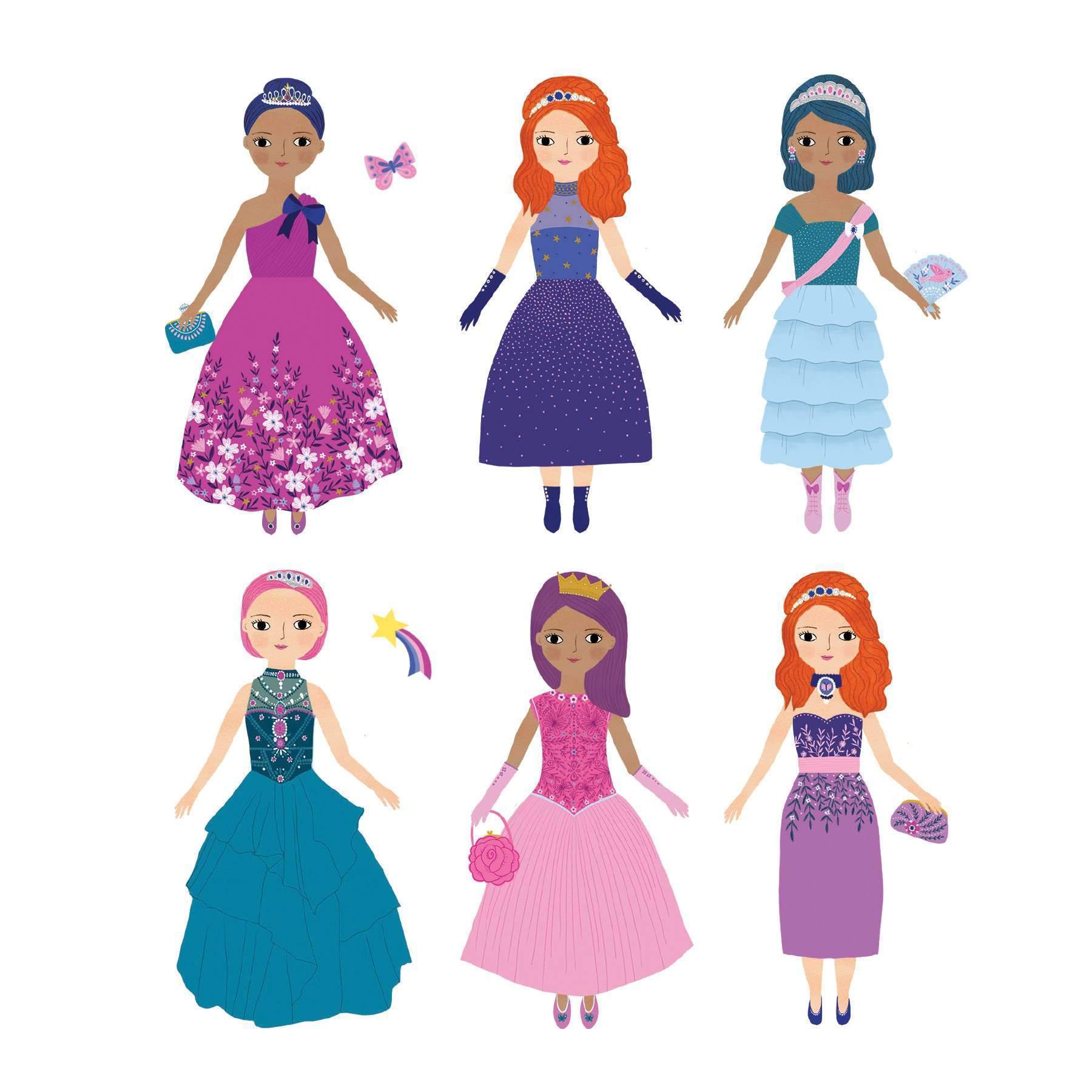 Princess Magic Magnetic Dress - Up Set - bubblegum market