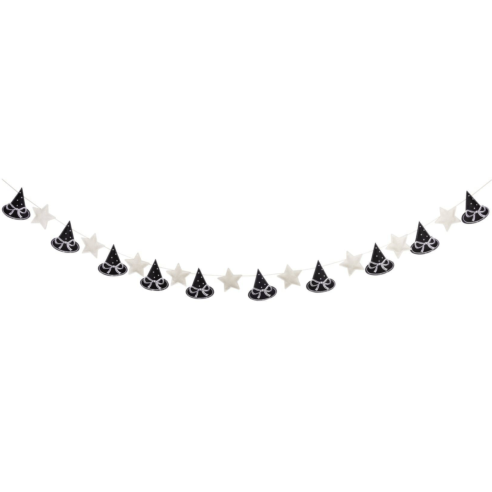 Puffy Felt Witch Hats Banner - bubblegum market