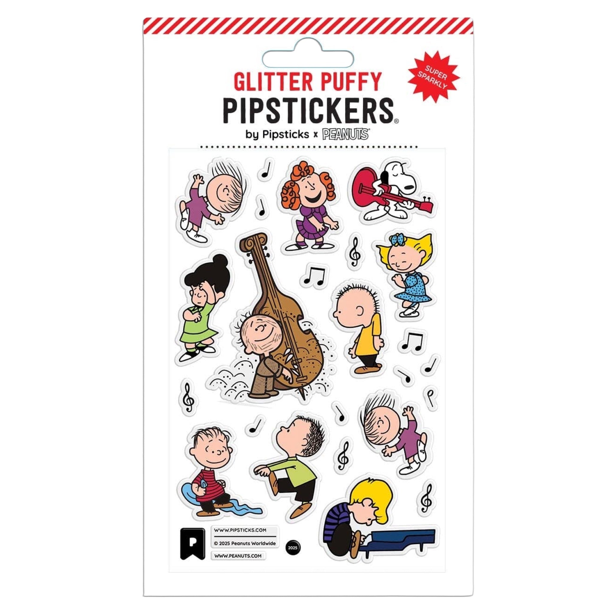 Puffy Peanuts Jam Sesh Stickers - bubblegum market