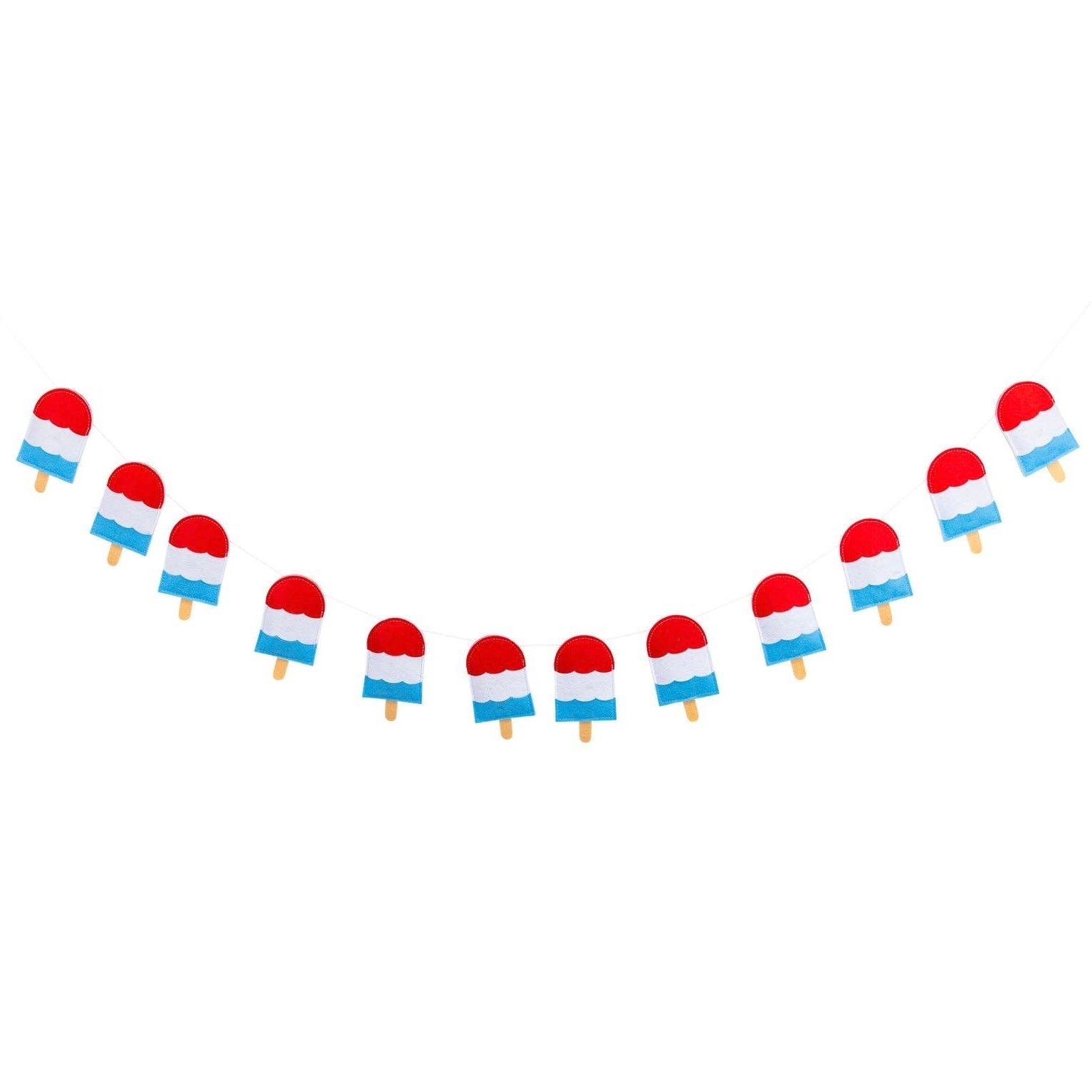 Puffy Popsicle Felt Banner - bubblegum market
