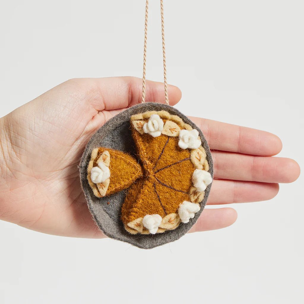 Pumpkin Pie Felt Ornament 3" - bubblegum market