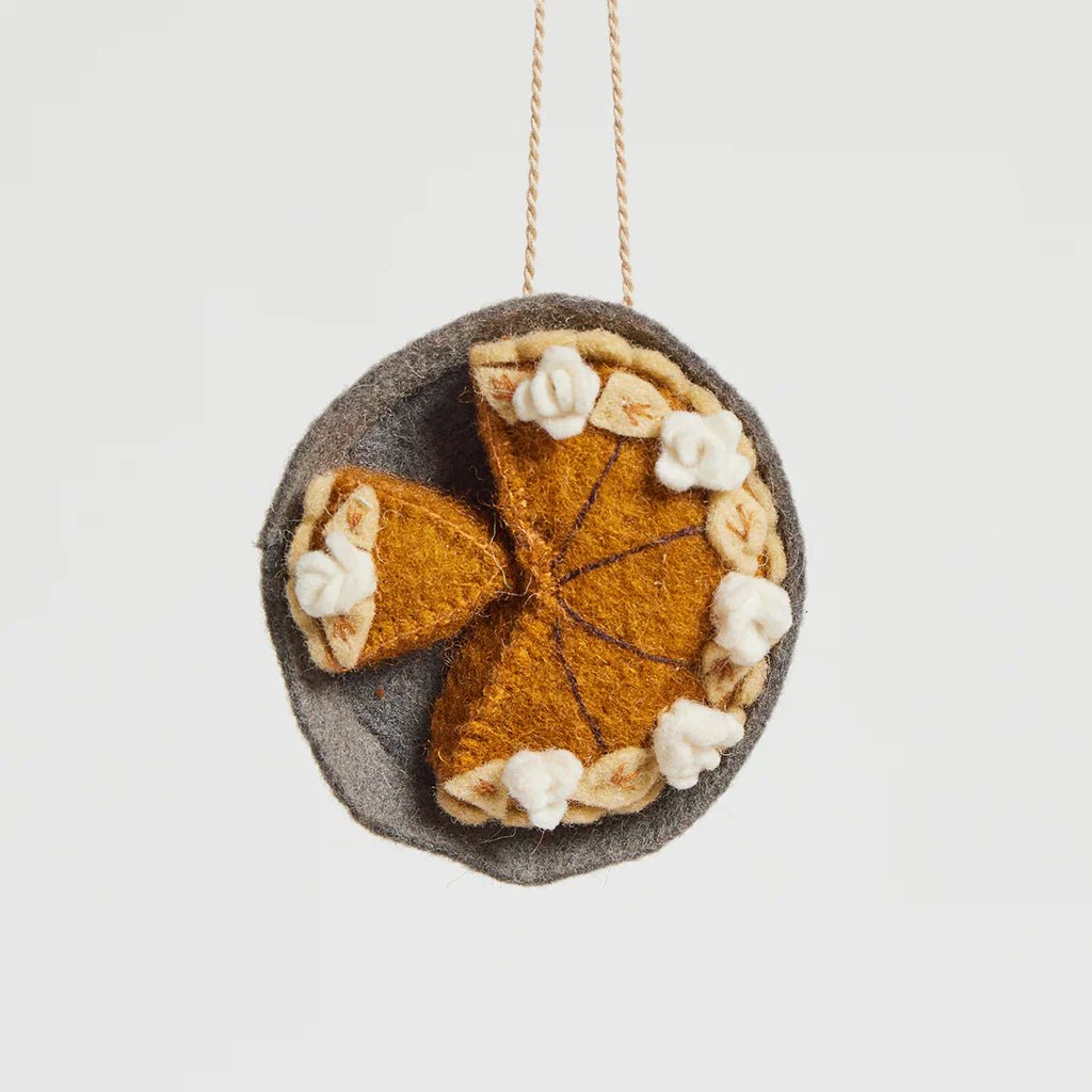 Pumpkin Pie Felt Ornament 3" - bubblegum market