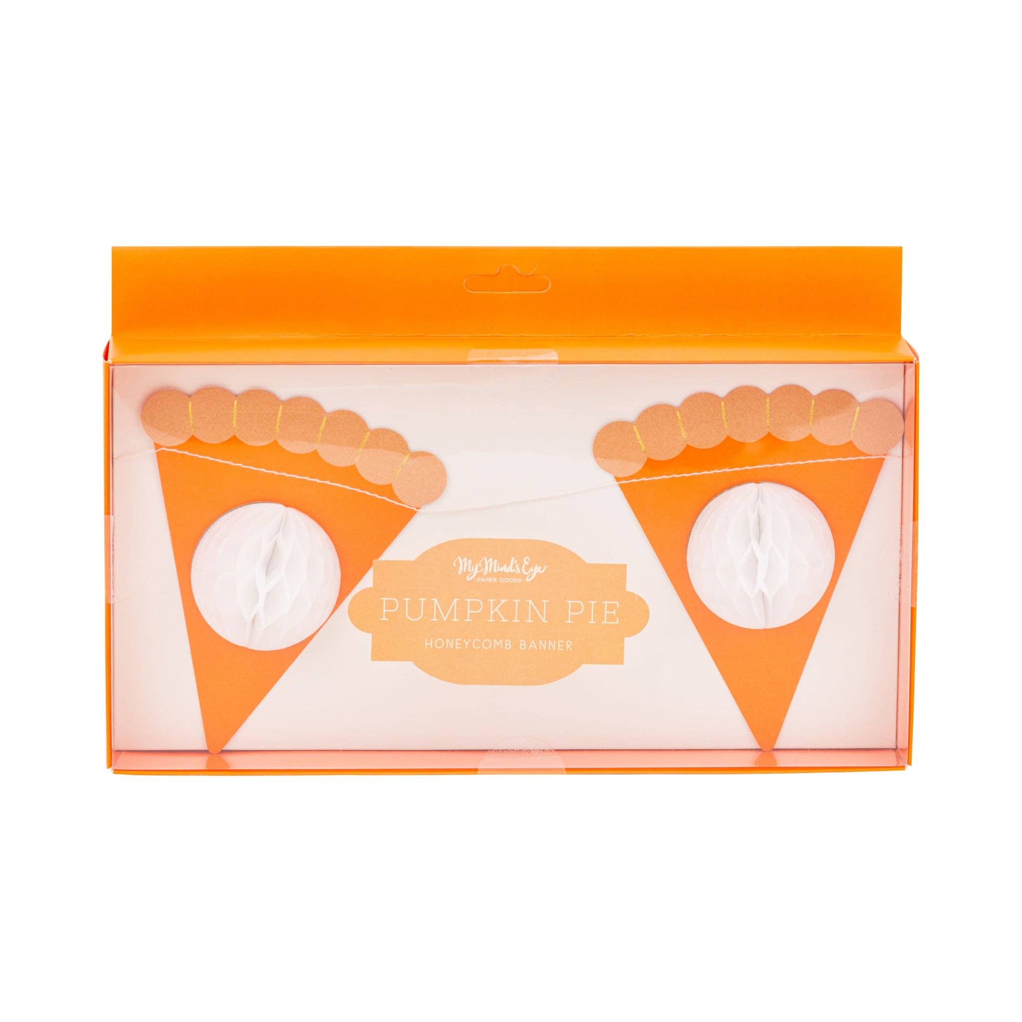 Pumpkin Pie Paper Banner - bubblegum market