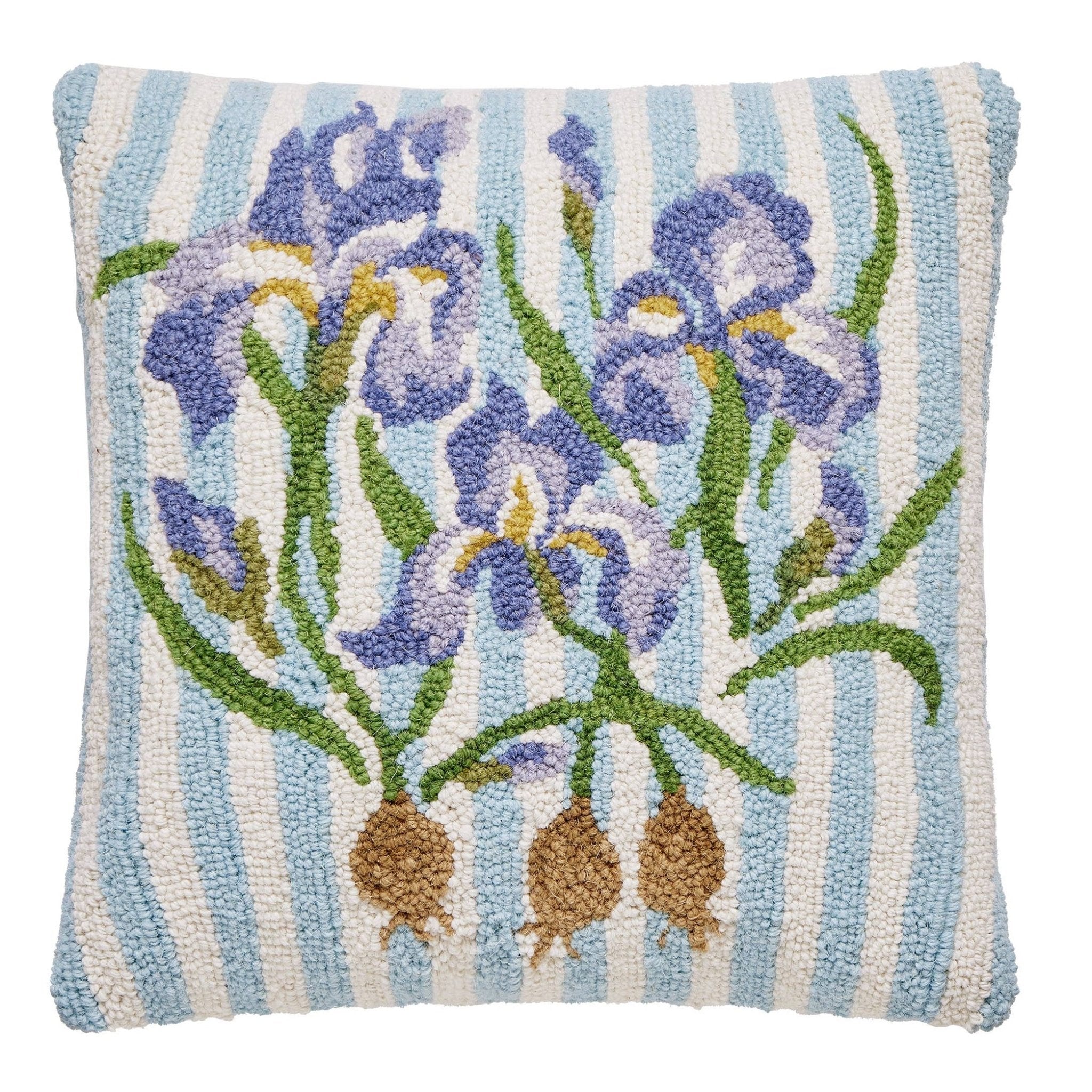 Purple Iris Hook Pillow - bubblegum market