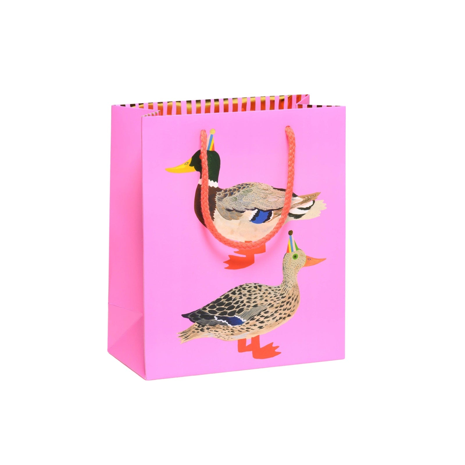 Quacky Birthday Medium Gift Bag - bubblegum market