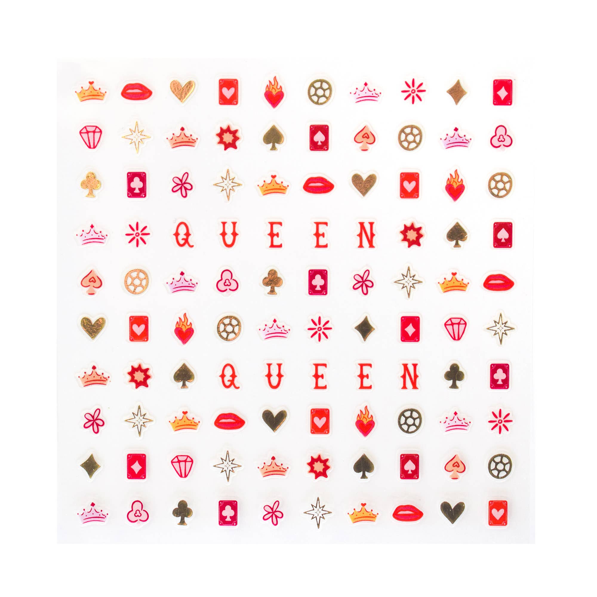Queens Nail Stickers - bubblegum market